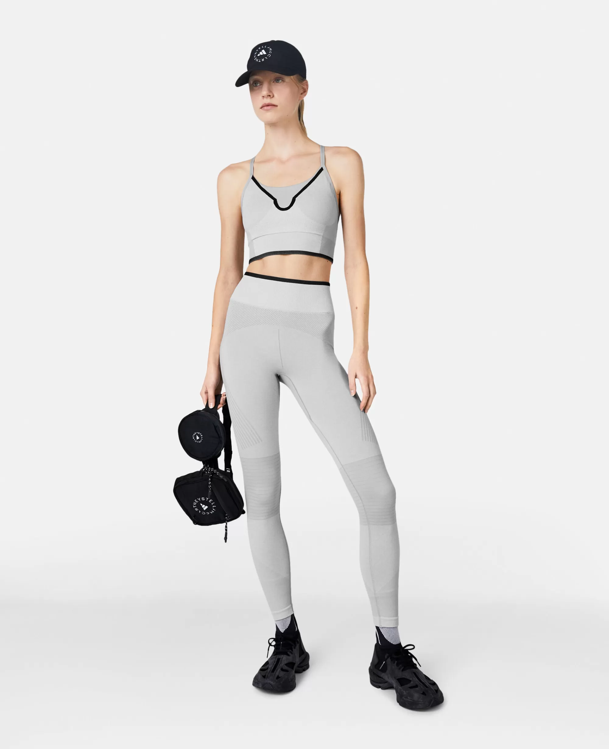 Unisex Stella McCartney Pantaloni Da Jogging E Tuta>Leggings 7/8 Yoga Senza Cuciture Truestrength