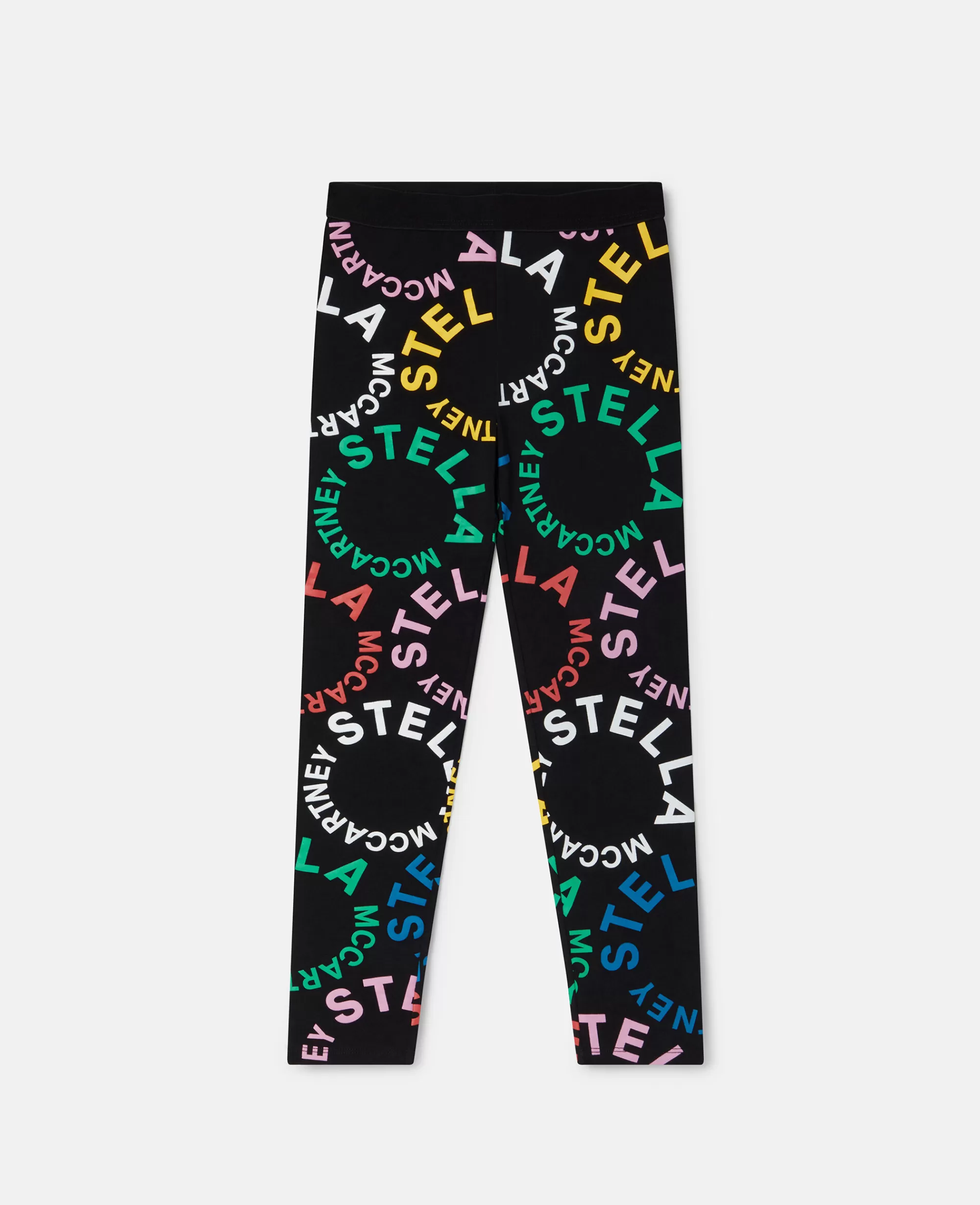 Bambini Stella McCartney Pantaloni E Shorts>Leggings Con Logo Circolare