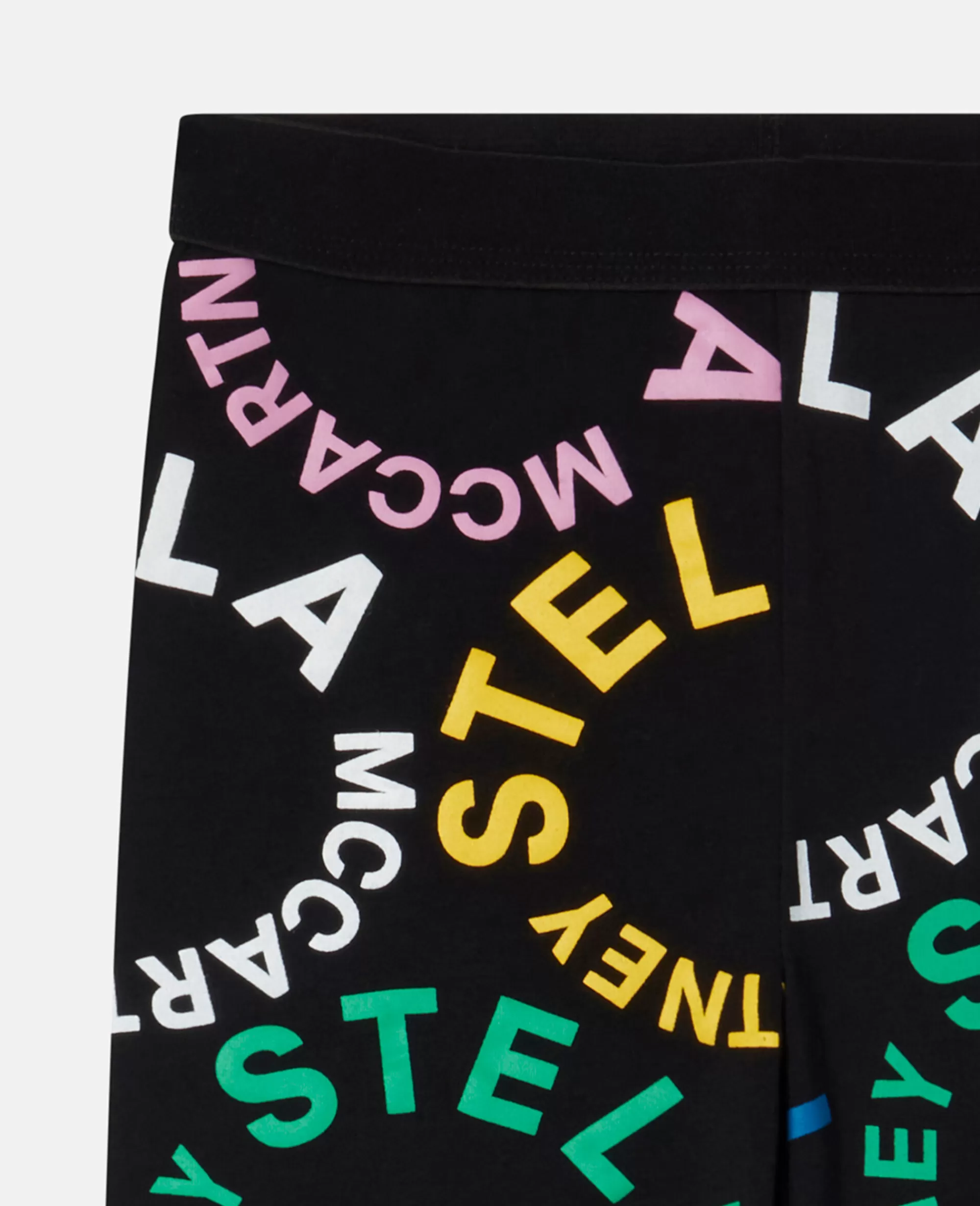 Bambini Stella McCartney Pantaloni E Shorts>Leggings Con Logo Circolare