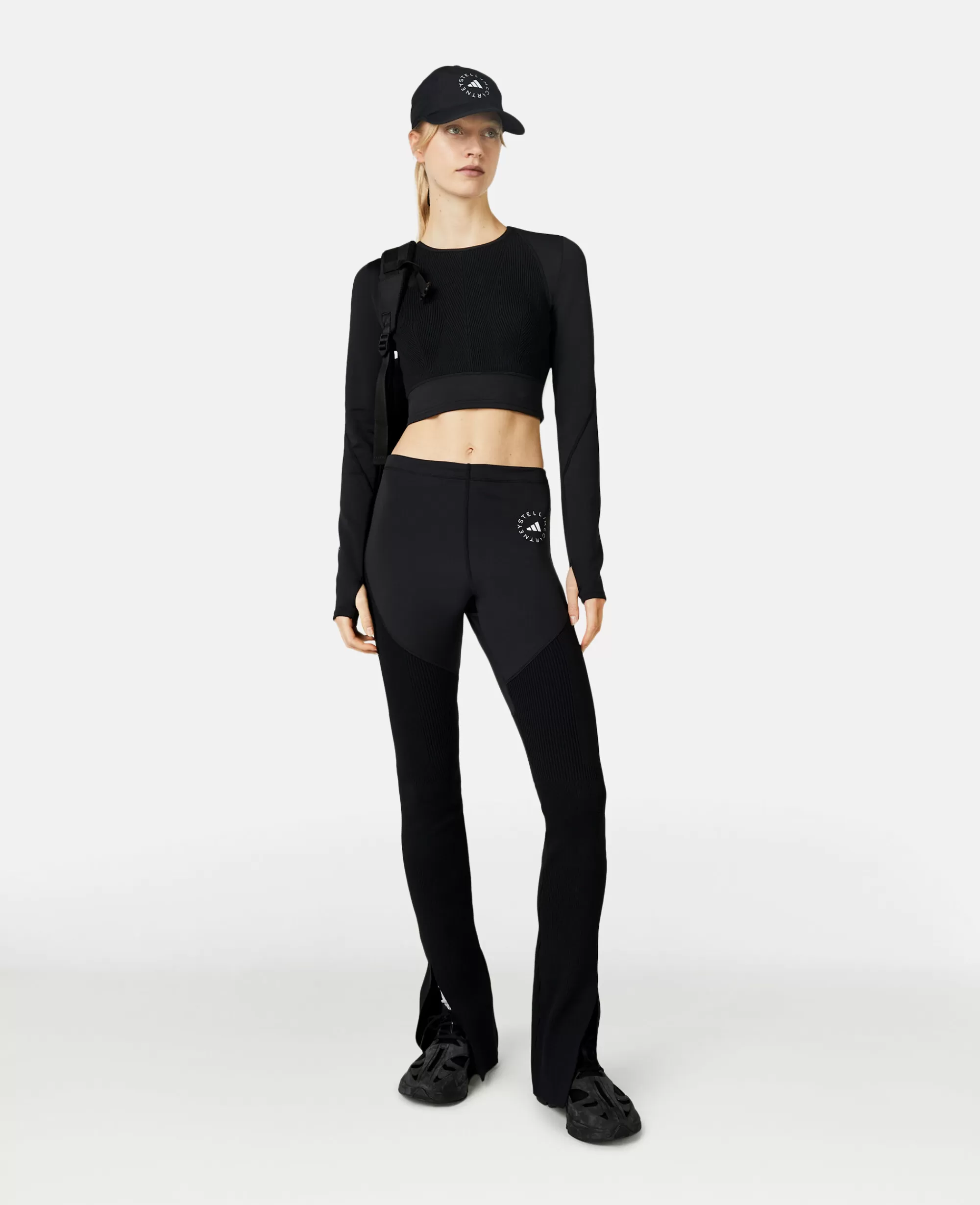 Unisex Stella McCartney Pantaloni Da Jogging E Tuta>Leggings Svasati A Maglia Piatta Truestrength