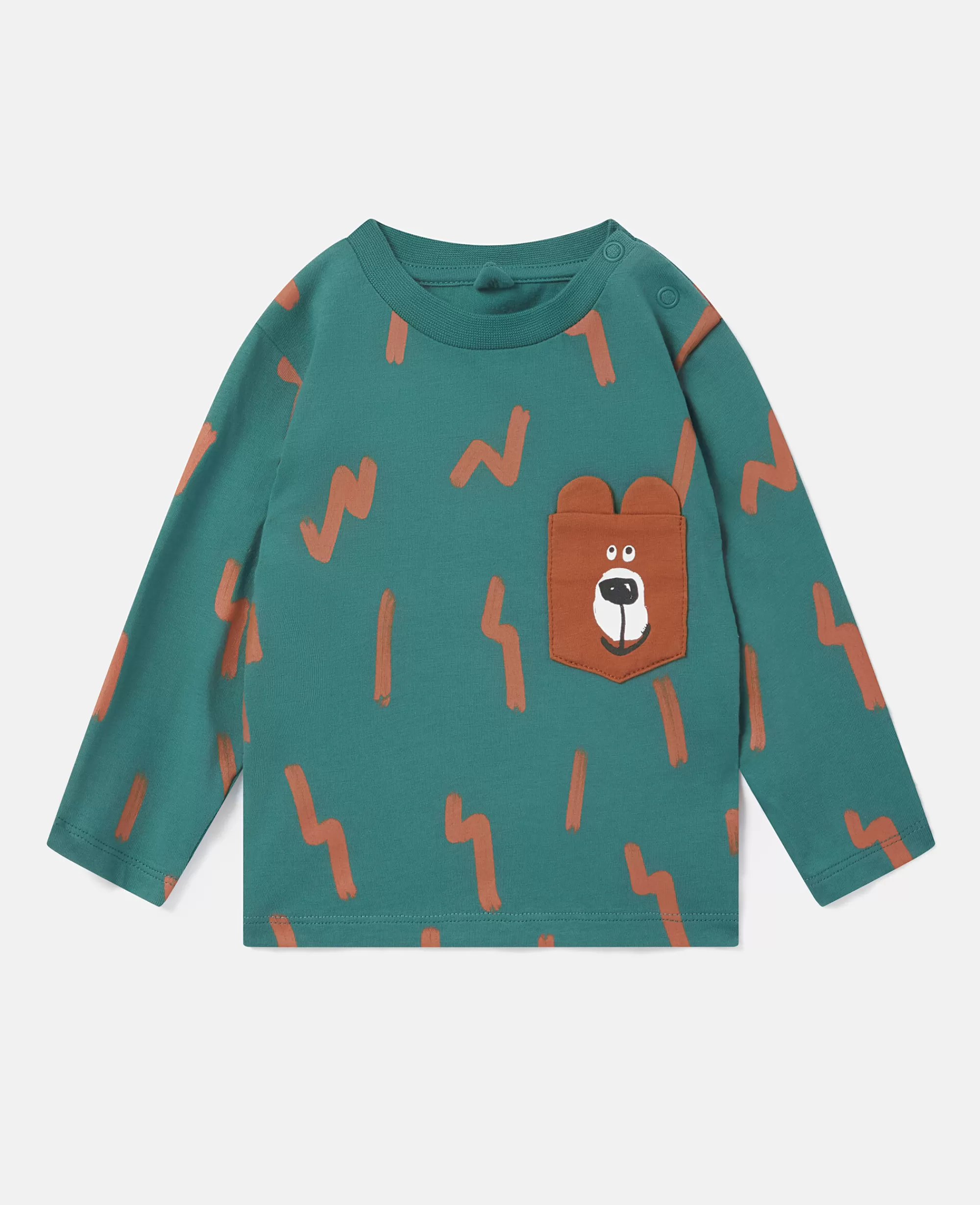 Bambini Stella McCartney T-Shirt>Lightning Strike Long Sleeve T-Shirt