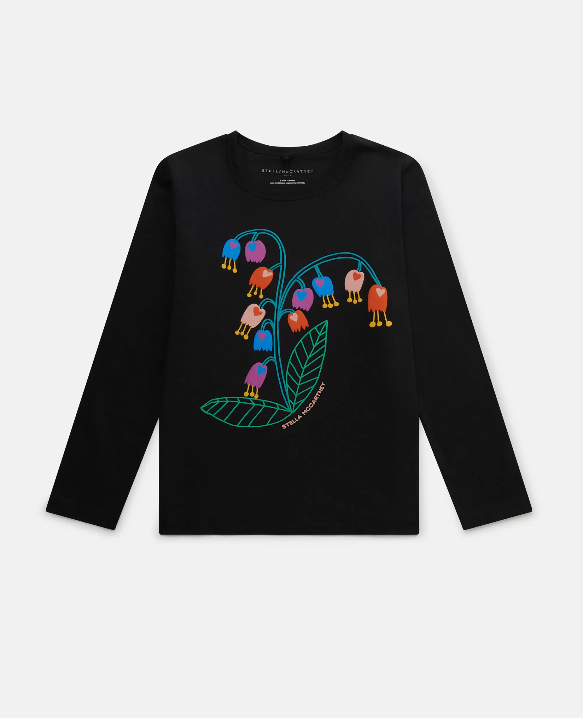 Bambini Stella McCartney Pullover E Cardigan>Maglietta A Maniche Lunghe Con Ricamo Fiori