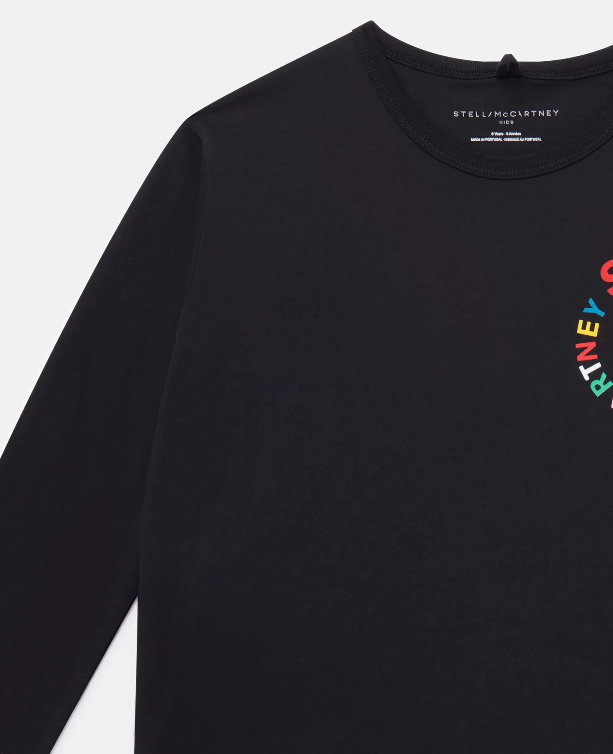 Bambini Stella McCartney Pullover E Cardigan>Maglietta A Maniche Lunghe Con Ricamo Logo