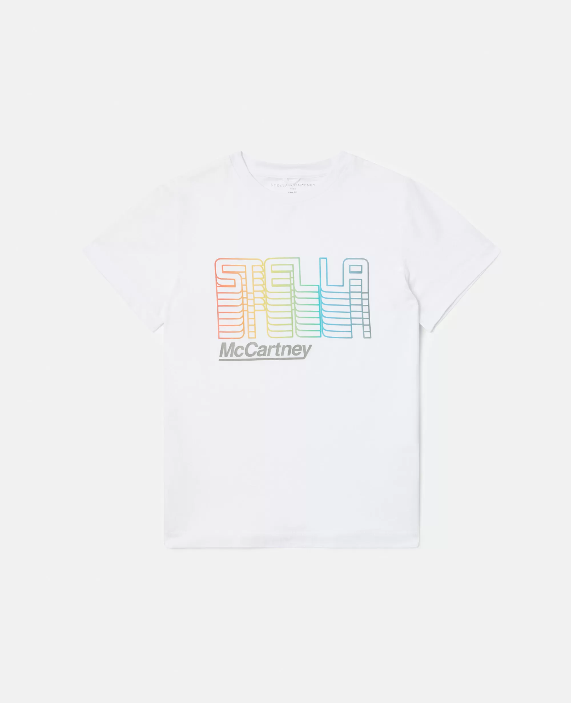 Bambini Stella McCartney T-Shirt>Maglietta Active Con Logo Stella Arcobaleno