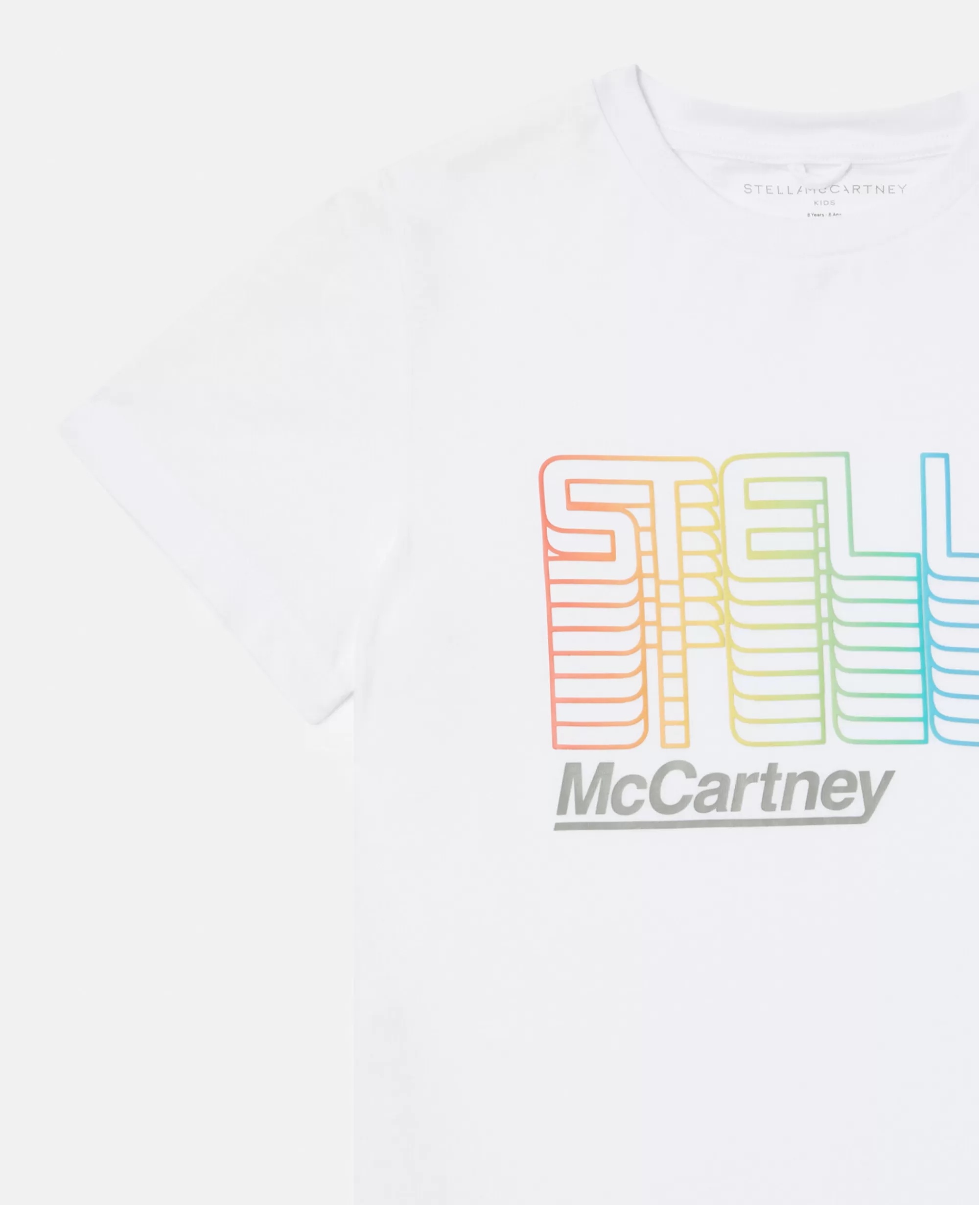 Bambini Stella McCartney T-Shirt>Maglietta Active Con Logo Stella Arcobaleno