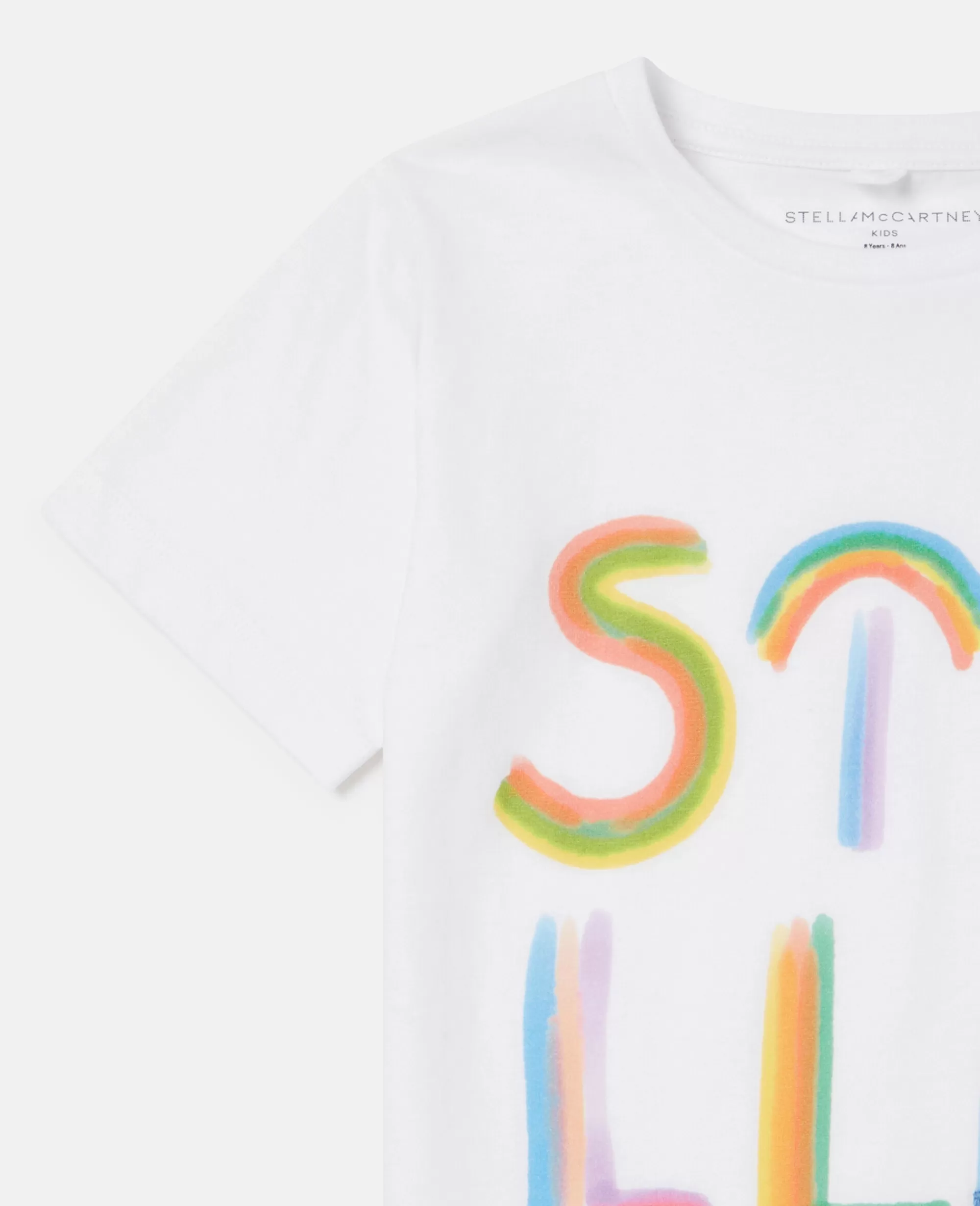 Bambini Stella McCartney T-Shirt>Maglietta Con Logo Stella Arcobaleno