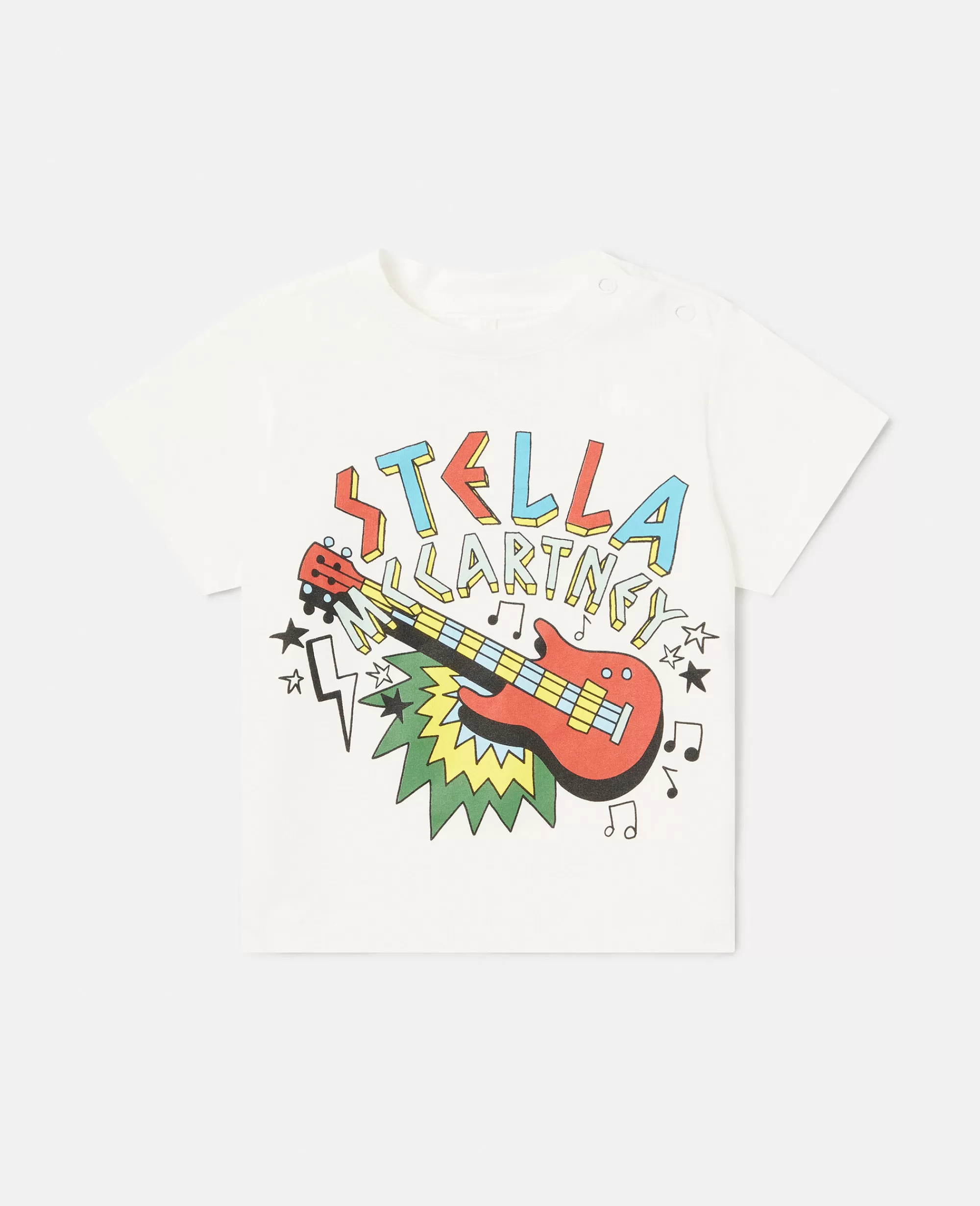 Bambini Stella McCartney T-Shirt>Maglietta Con Logo Stella Festival Stampato