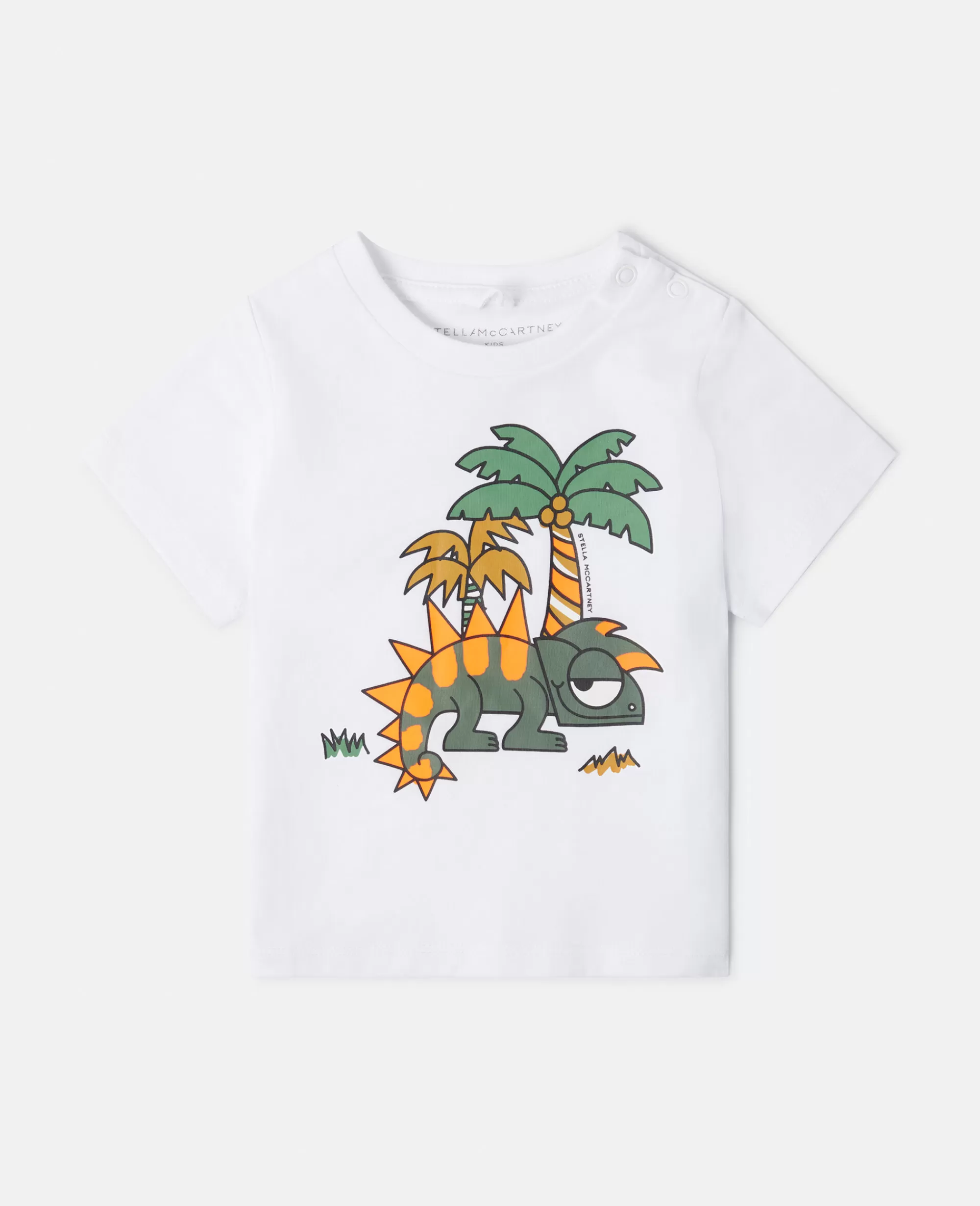 Bambini Stella McCartney T-Shirt>Maglietta Con Motivo Geco