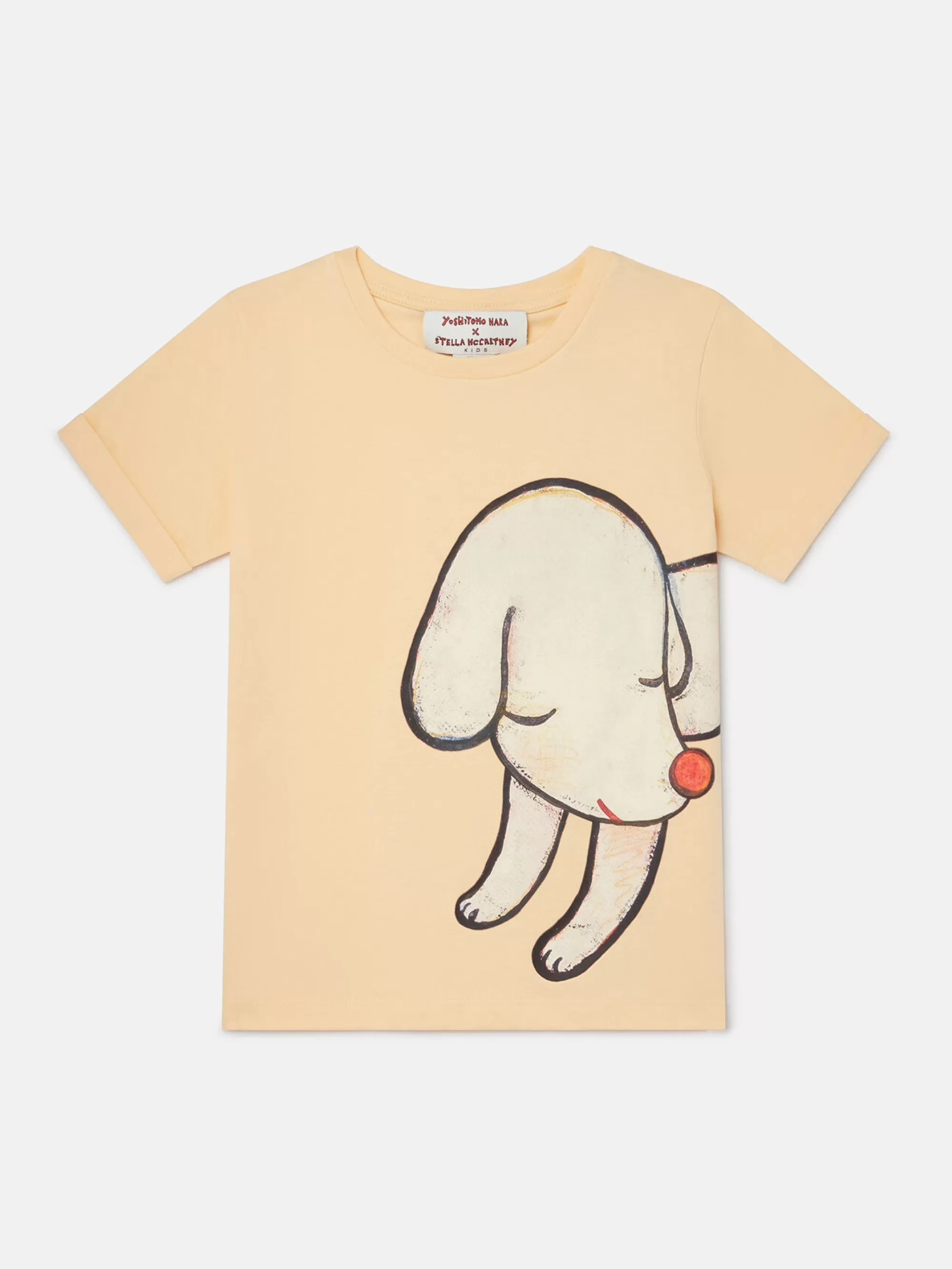 Bambini Stella McCartney T-Shirt>Maglietta Con Motivo Lonesome Puppy