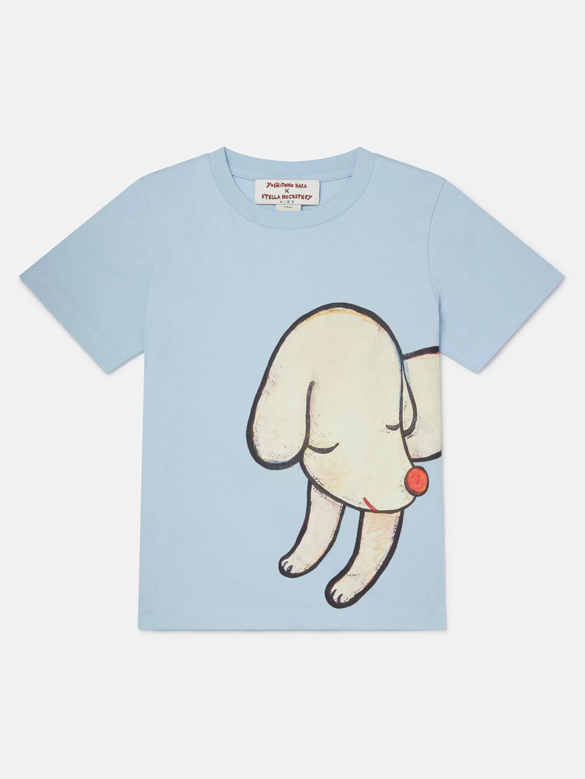 Bambini Stella McCartney T-Shirt>Maglietta Con Motivo Lonesome Puppy