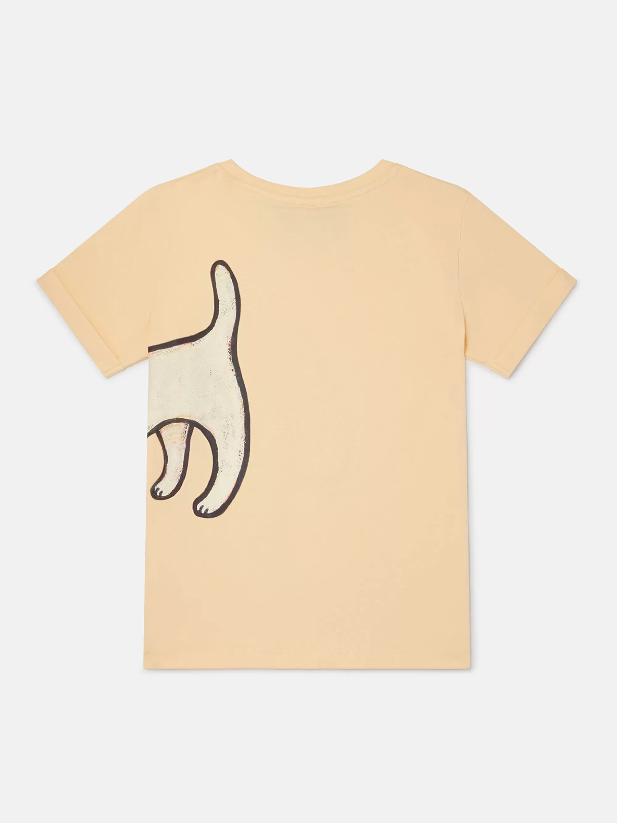 Bambini Stella McCartney T-Shirt>Maglietta Con Motivo Lonesome Puppy