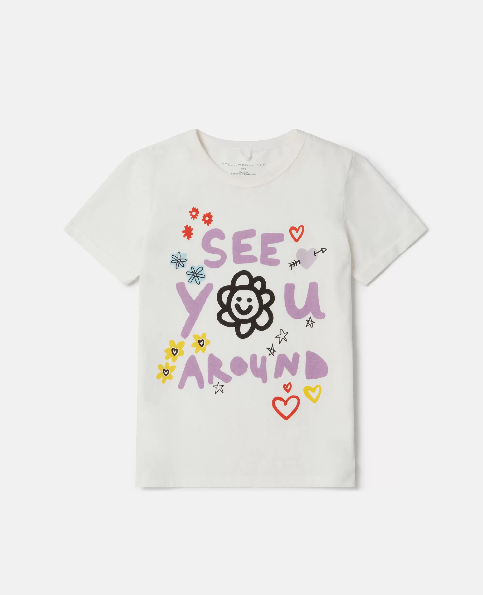 Bambini Stella McCartney T-Shirt>Maglietta Con Motivo See You Around