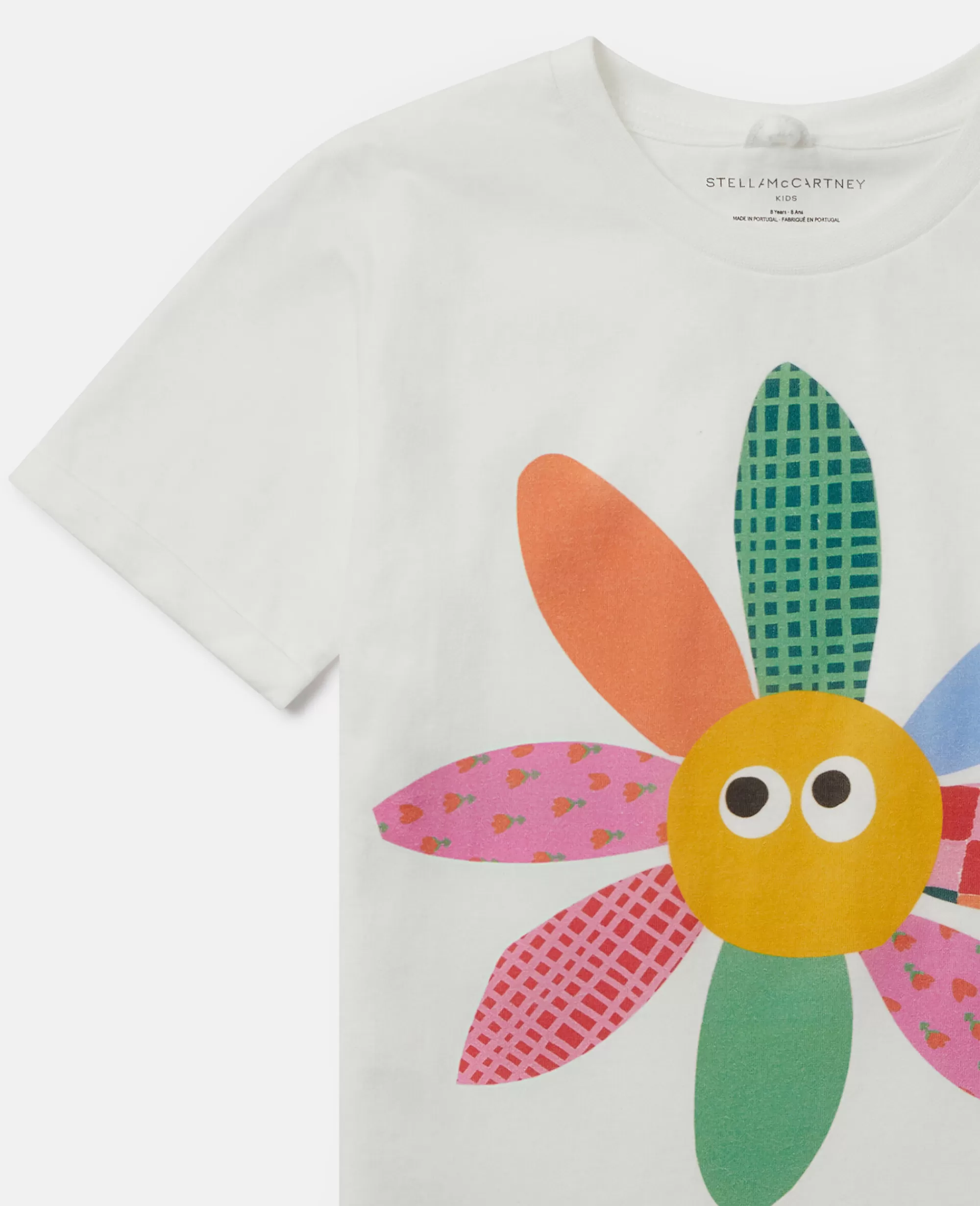 Bambini Stella McCartney T-Shirt>Maglietta Con Ricamo Fiore