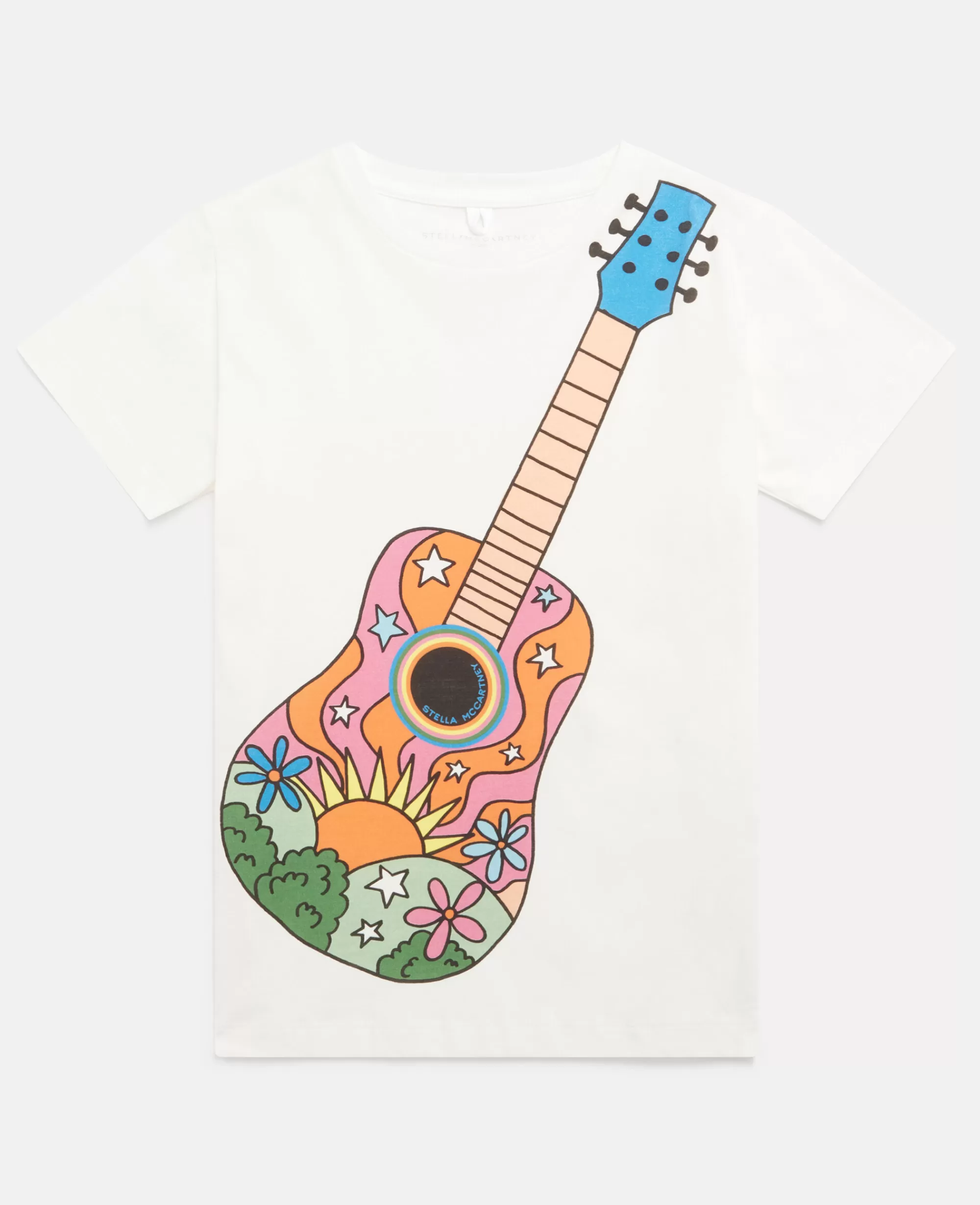 Bambini Stella McCartney T-Shirt>Maglietta Con Stampa Chitarra