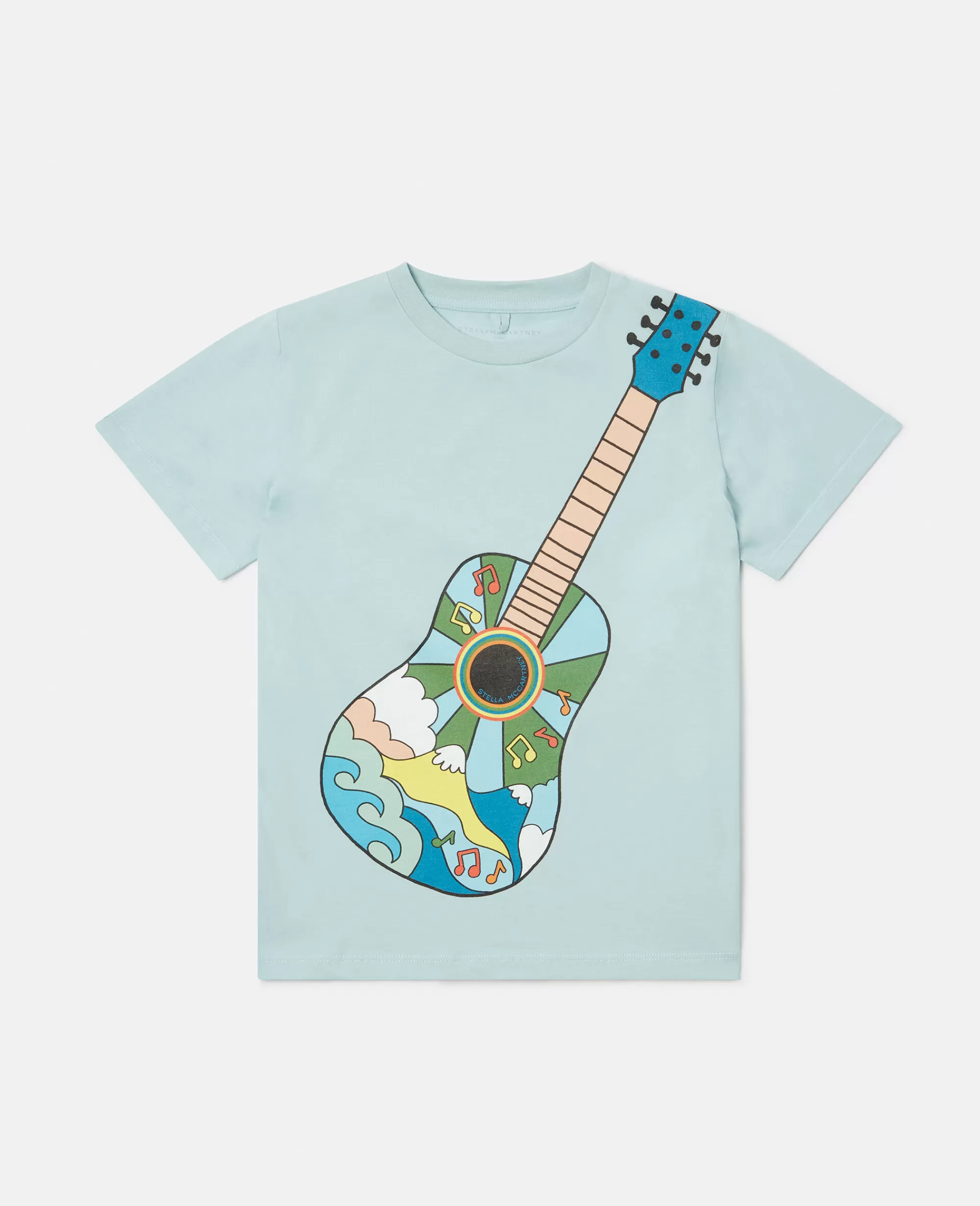 Bambini Stella McCartney T-Shirt>Maglietta Con Stampa Chitarra Hippie