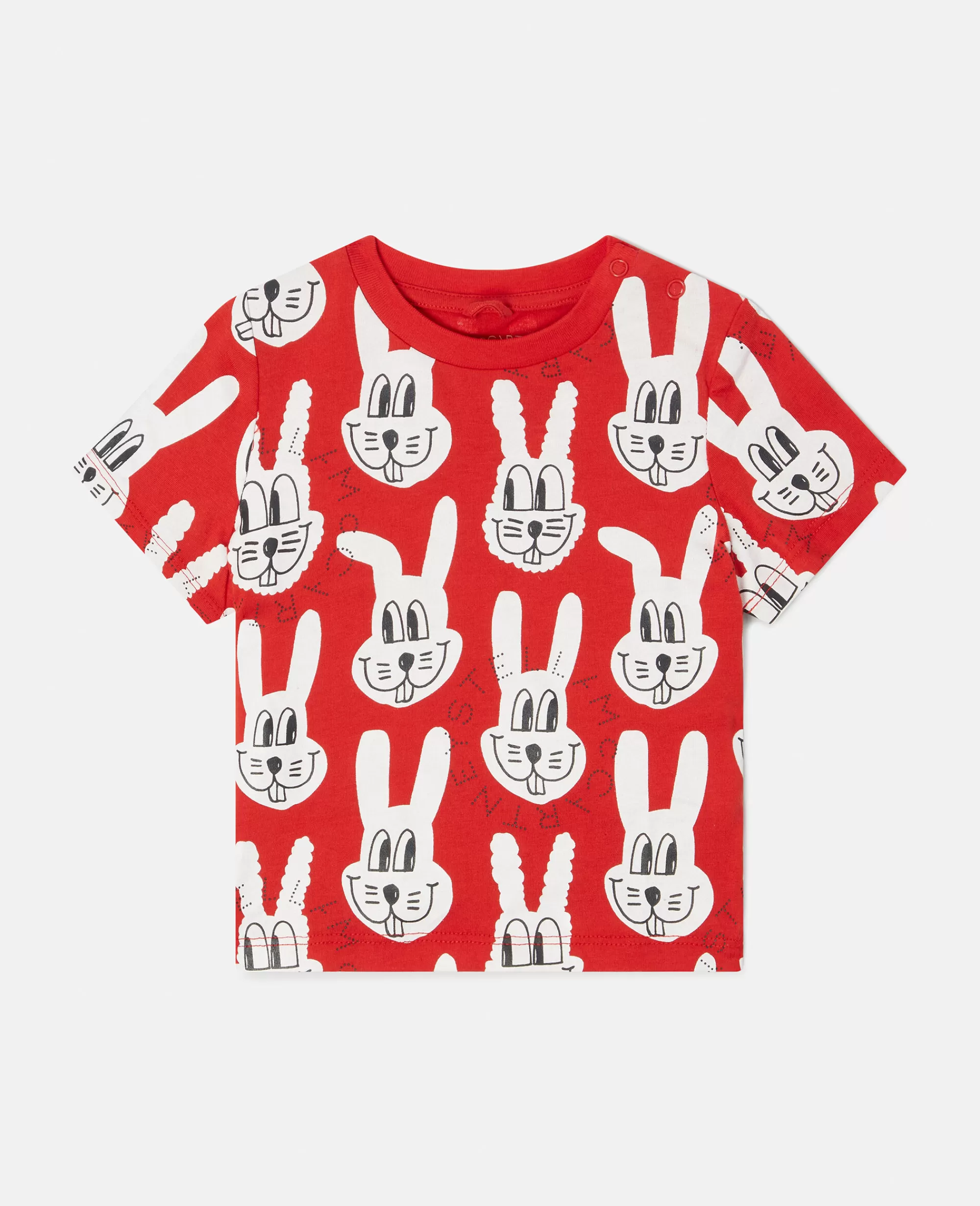 Bambini Stella McCartney T-Shirt>Maglietta Con Stampa Coniglio