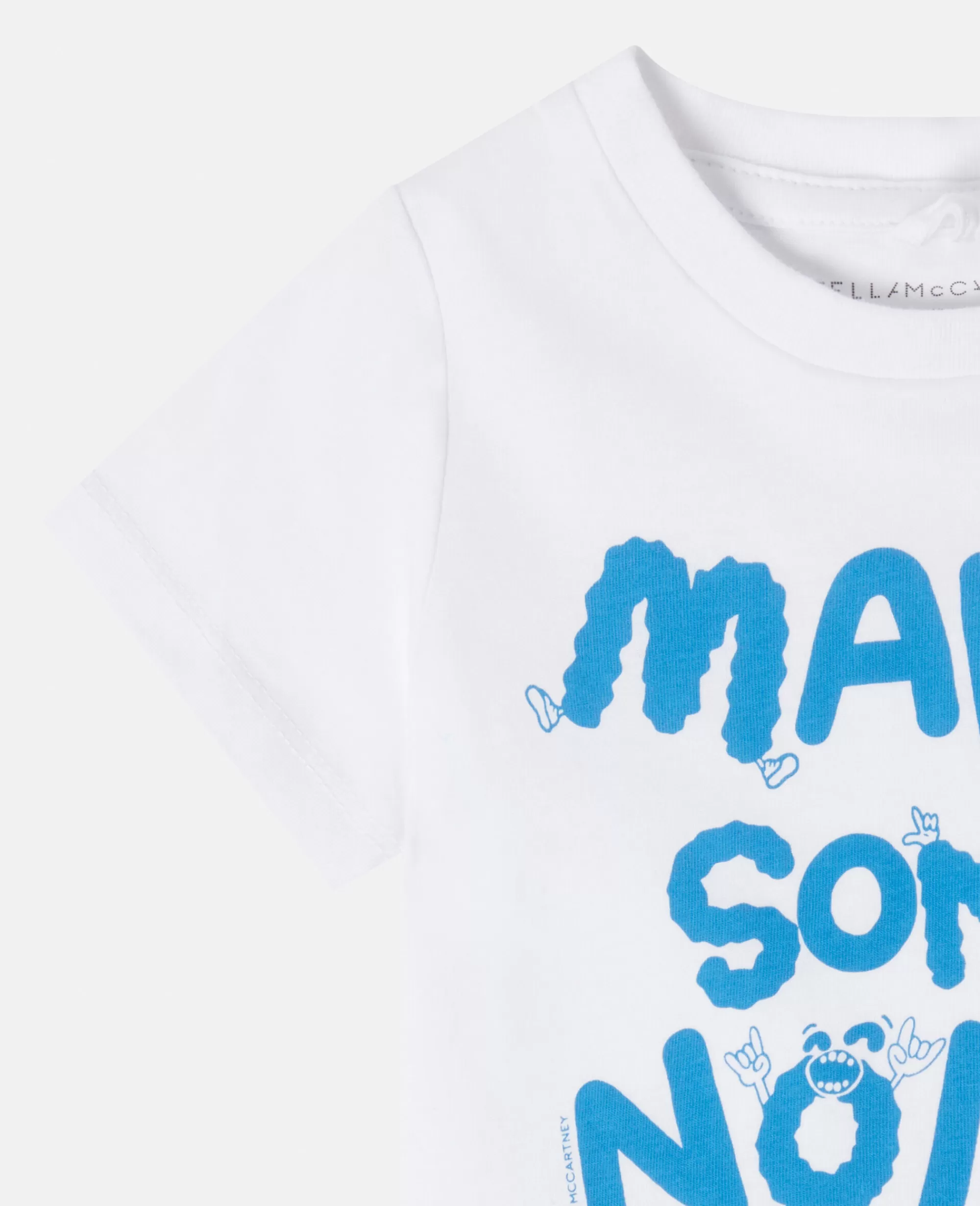 Bambini Stella McCartney T-Shirt>Maglietta Con Stampa Make Some Noise