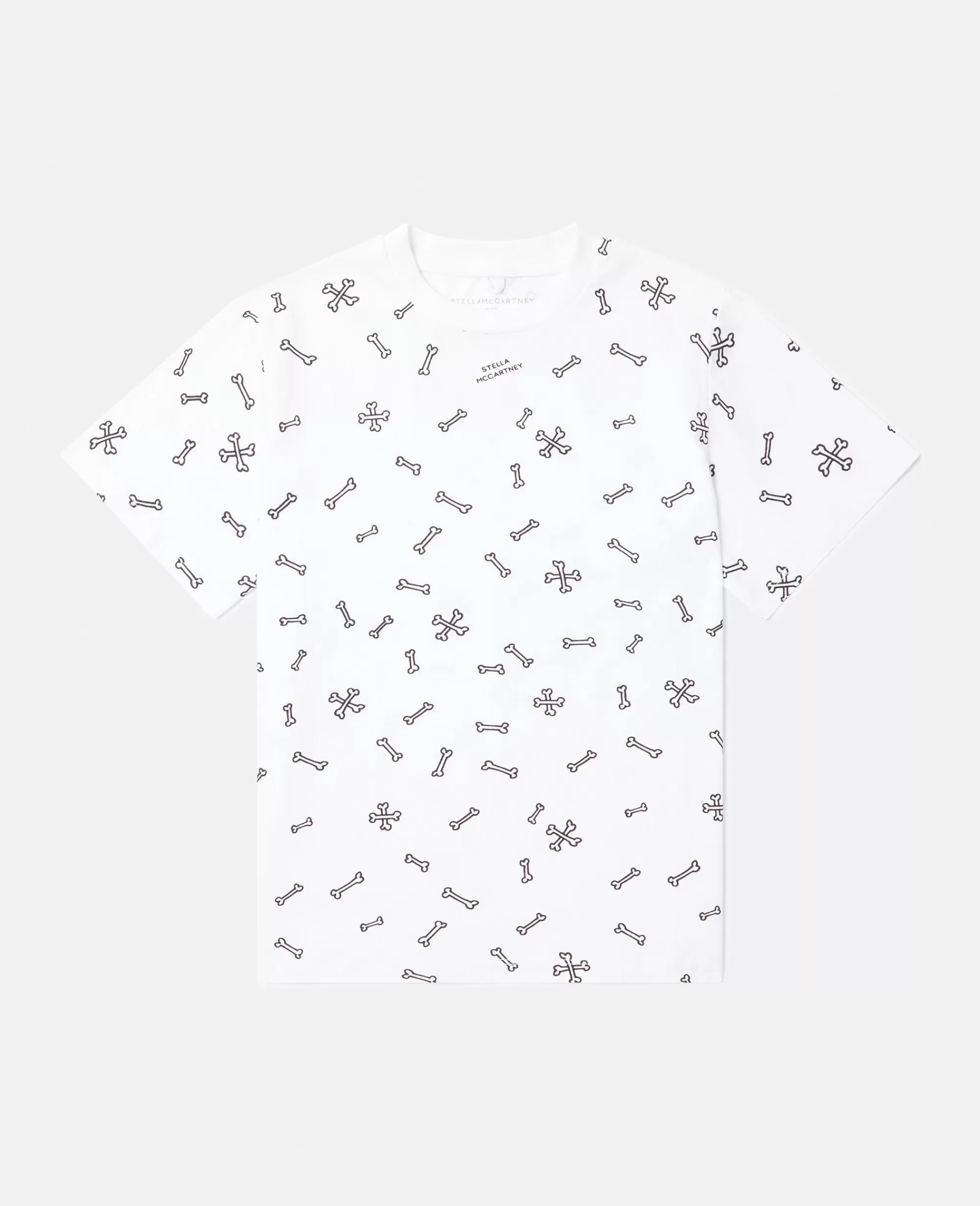 Bambini Stella McCartney T-Shirt>Maglietta Con Stampa Ossa