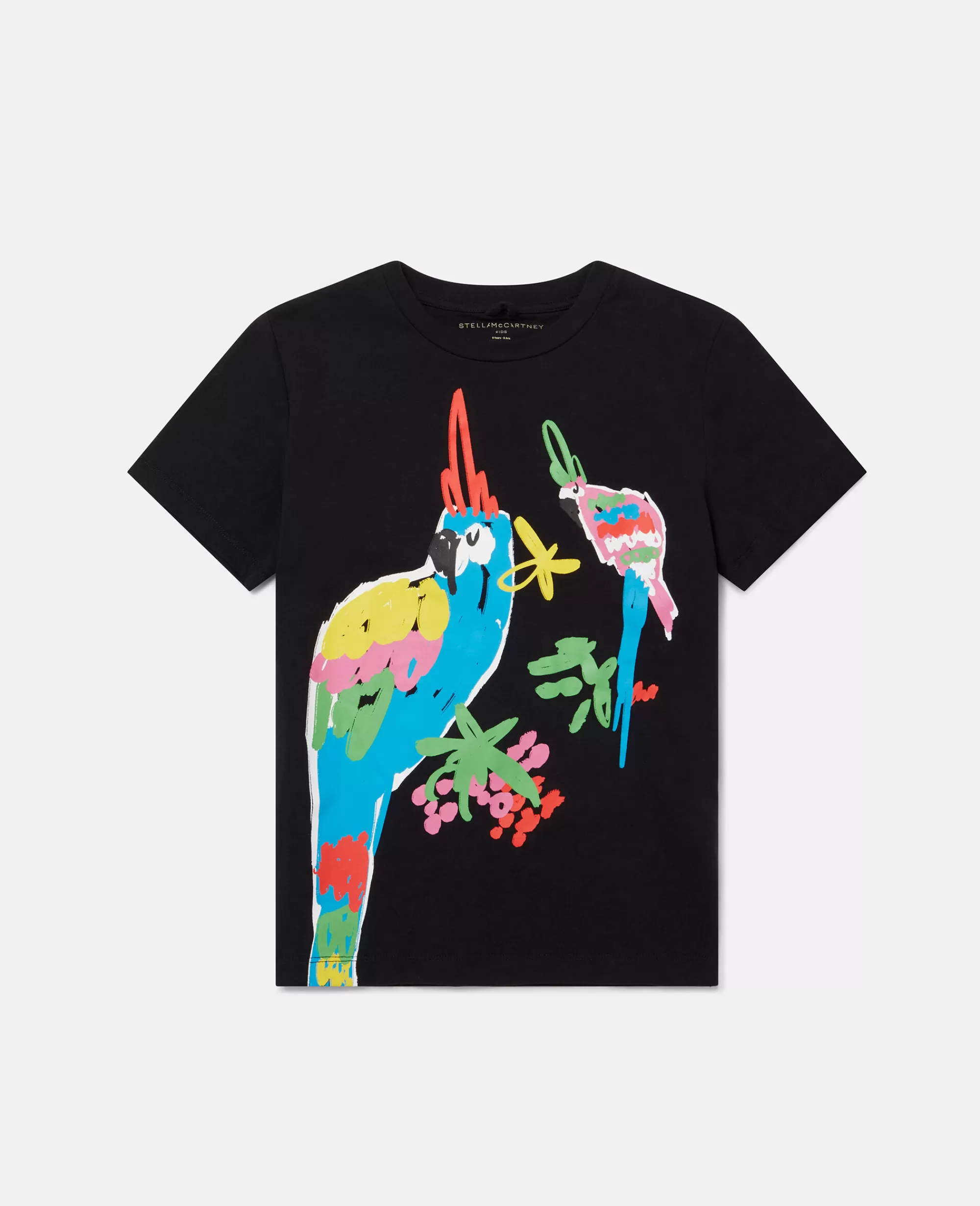 Bambini Stella McCartney T-Shirt>Maglietta Con Stampa Pappagallo