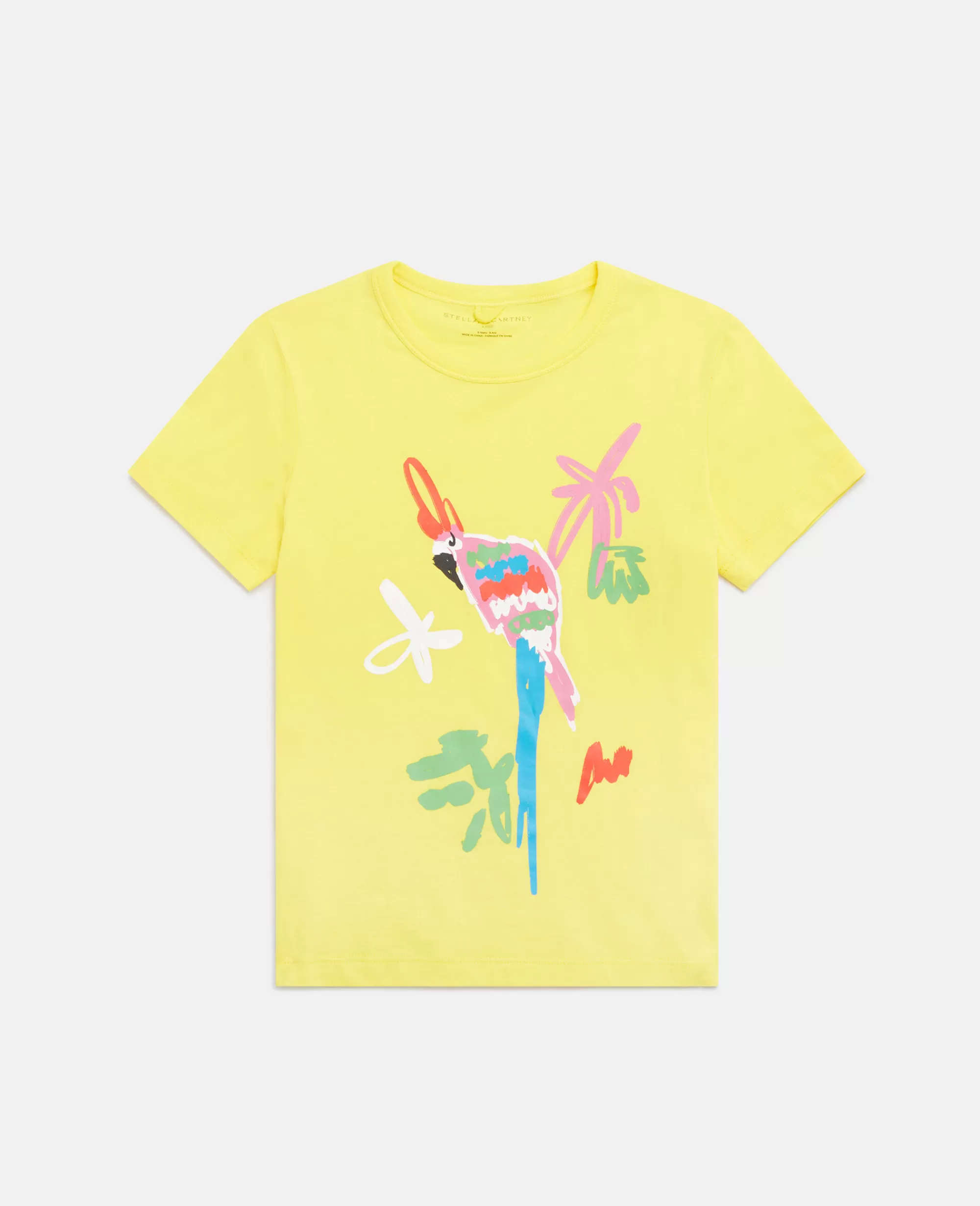 Bambini Stella McCartney T-Shirt>Maglietta Con Stampa Pappagallo