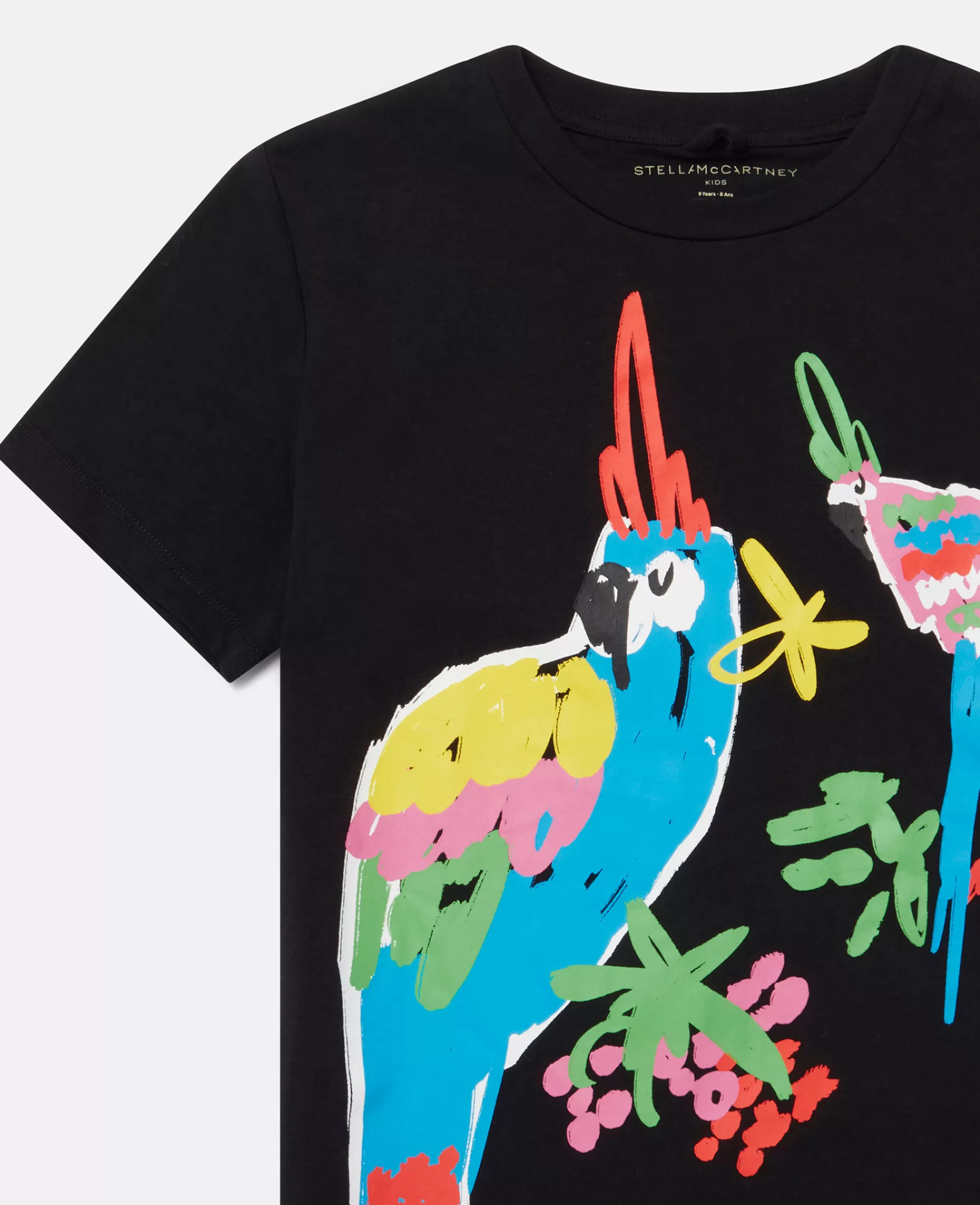 Bambini Stella McCartney T-Shirt>Maglietta Con Stampa Pappagallo