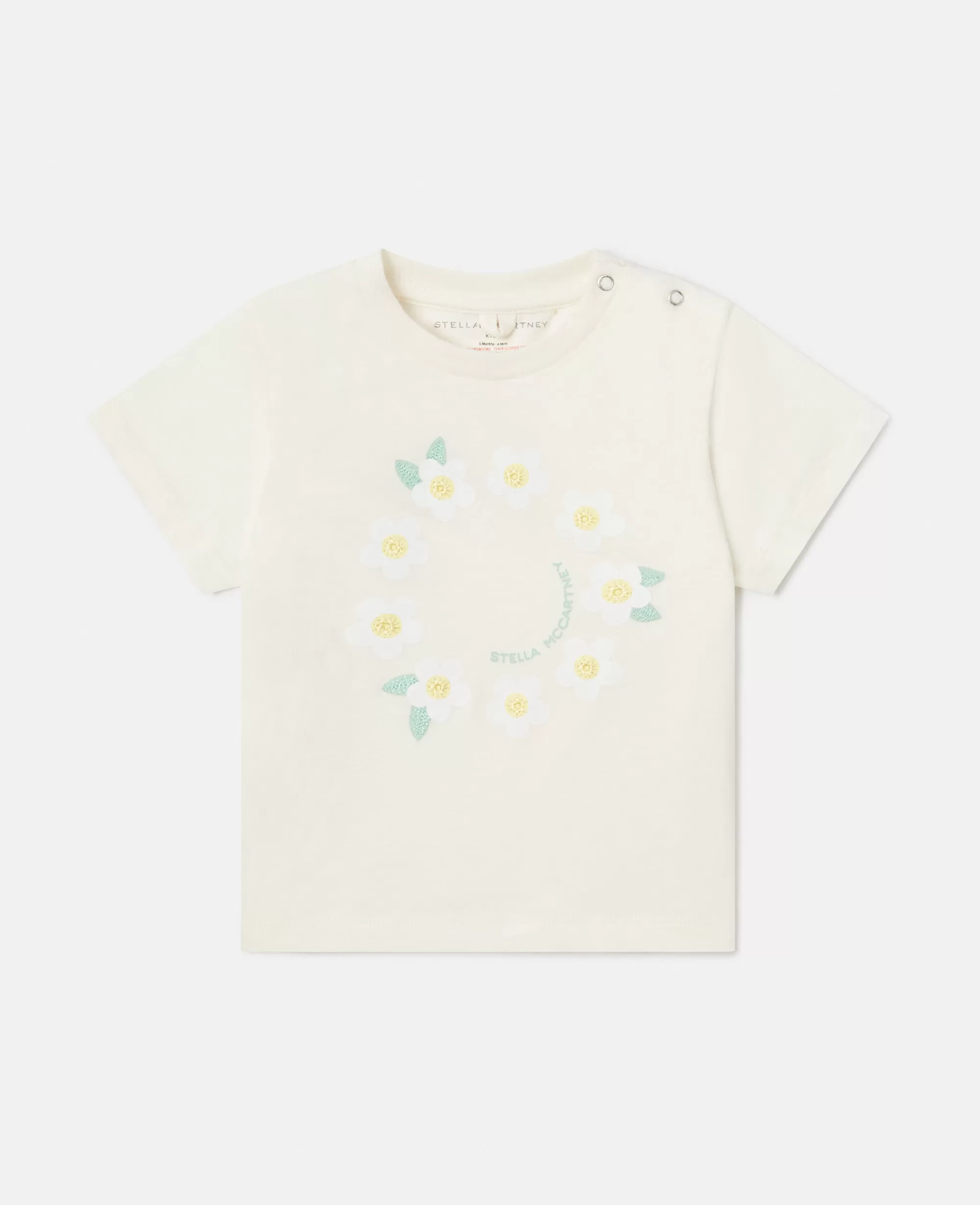 Bambini Stella McCartney T-Shirt>Maglietta Coroncina Di Margherite