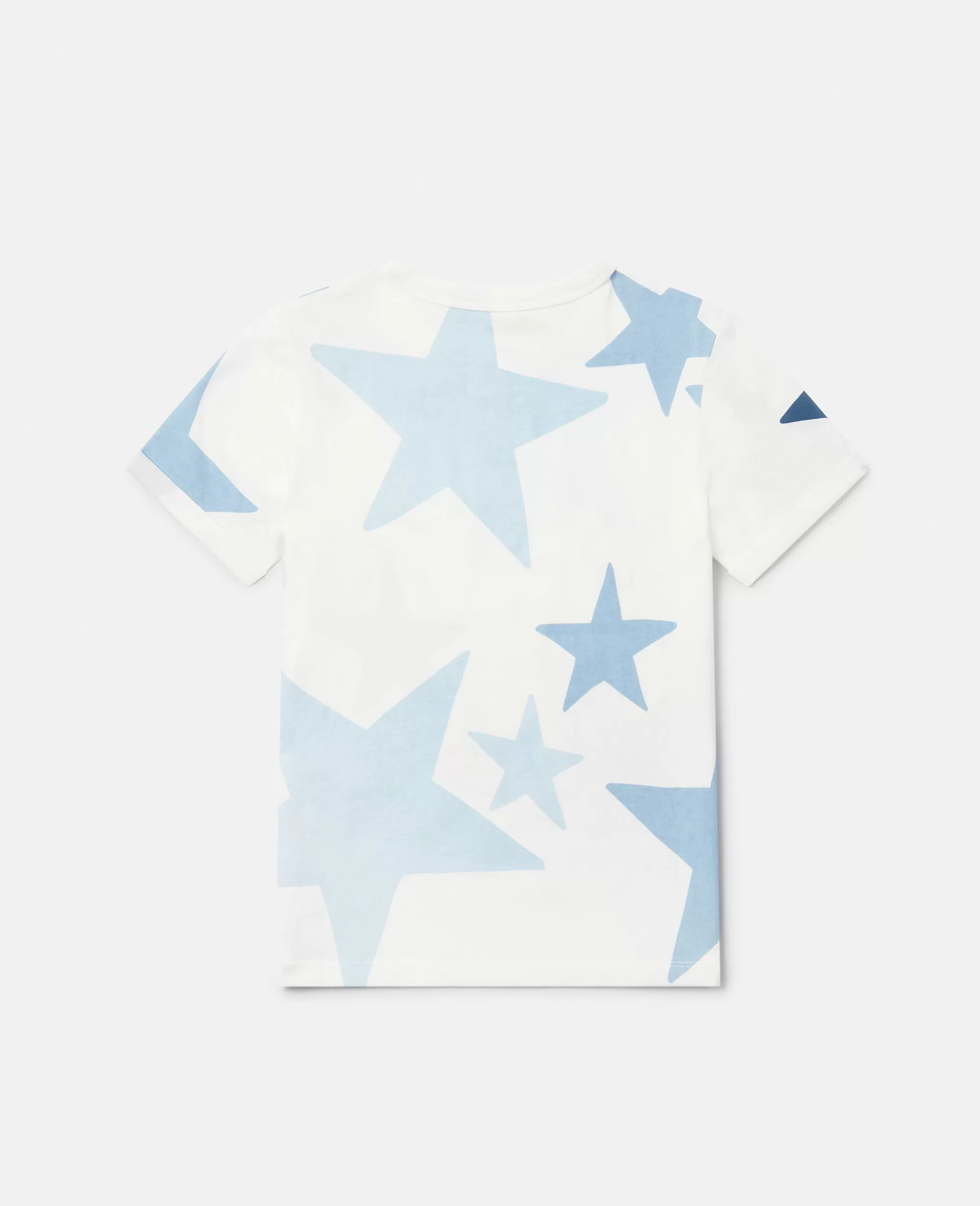 Bambini Stella McCartney T-Shirt>Maglietta Logo Stella A Forma Di Stella Stampato