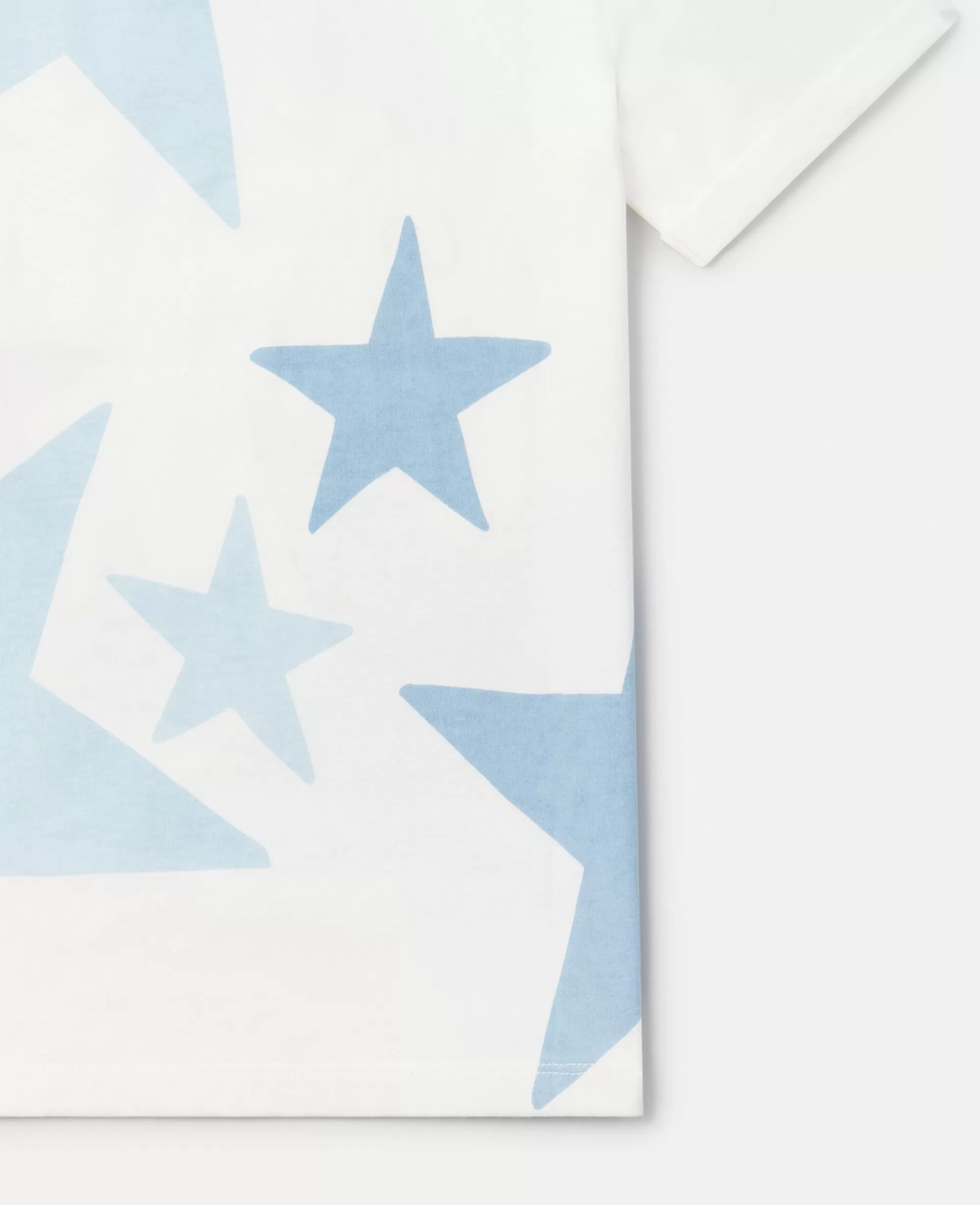 Bambini Stella McCartney T-Shirt>Maglietta Logo Stella A Forma Di Stella Stampato