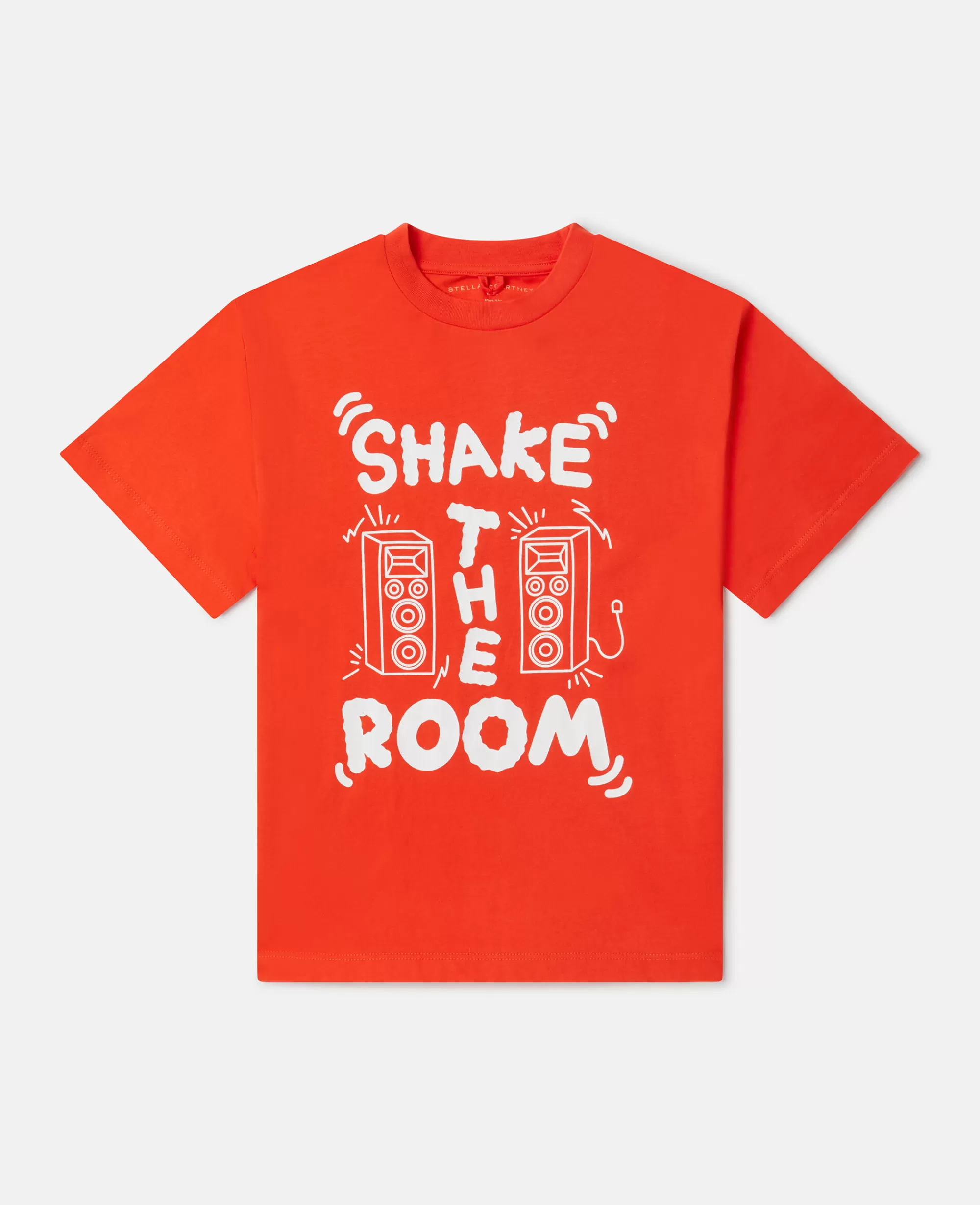 Bambini Stella McCartney T-Shirt>Maglietta Oversize Con Stampa Shake The Room