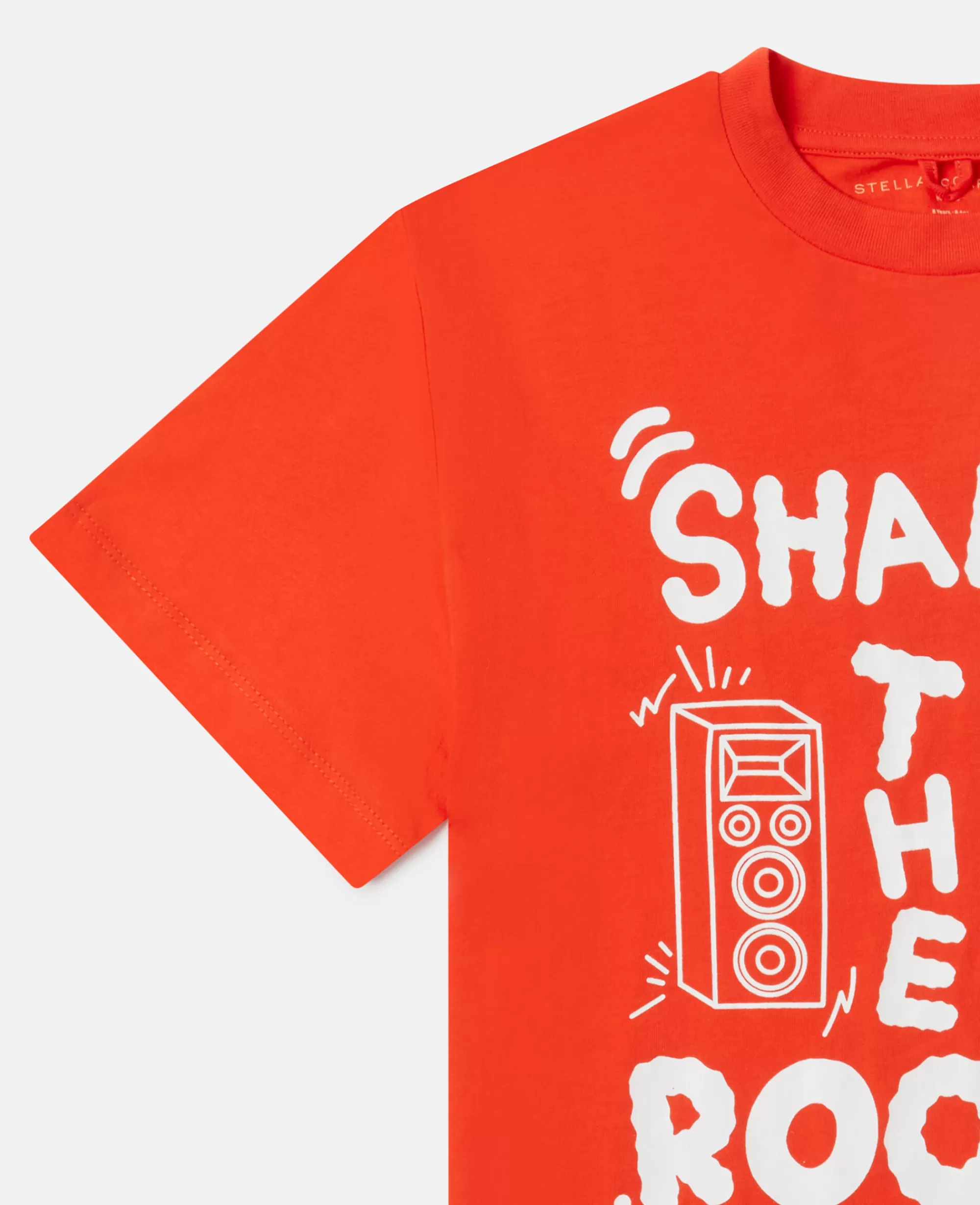 Bambini Stella McCartney T-Shirt>Maglietta Oversize Con Stampa Shake The Room