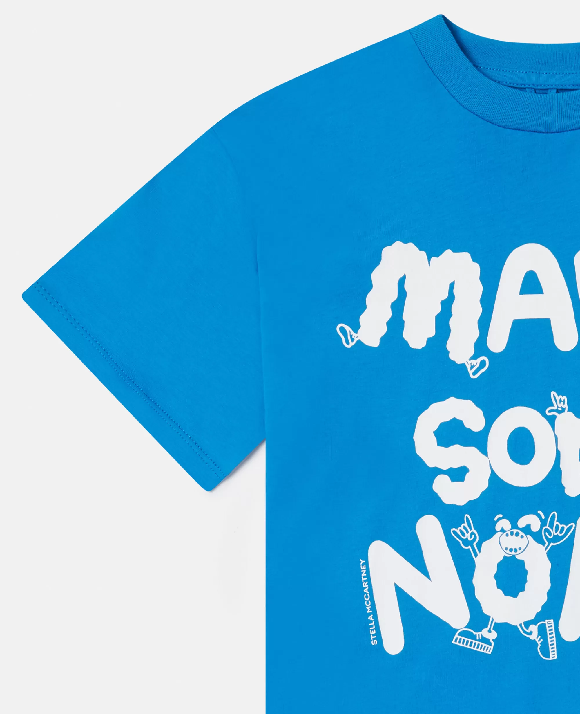 Bambini Stella McCartney T-Shirt>Maglietta Oversize Make Some Noise