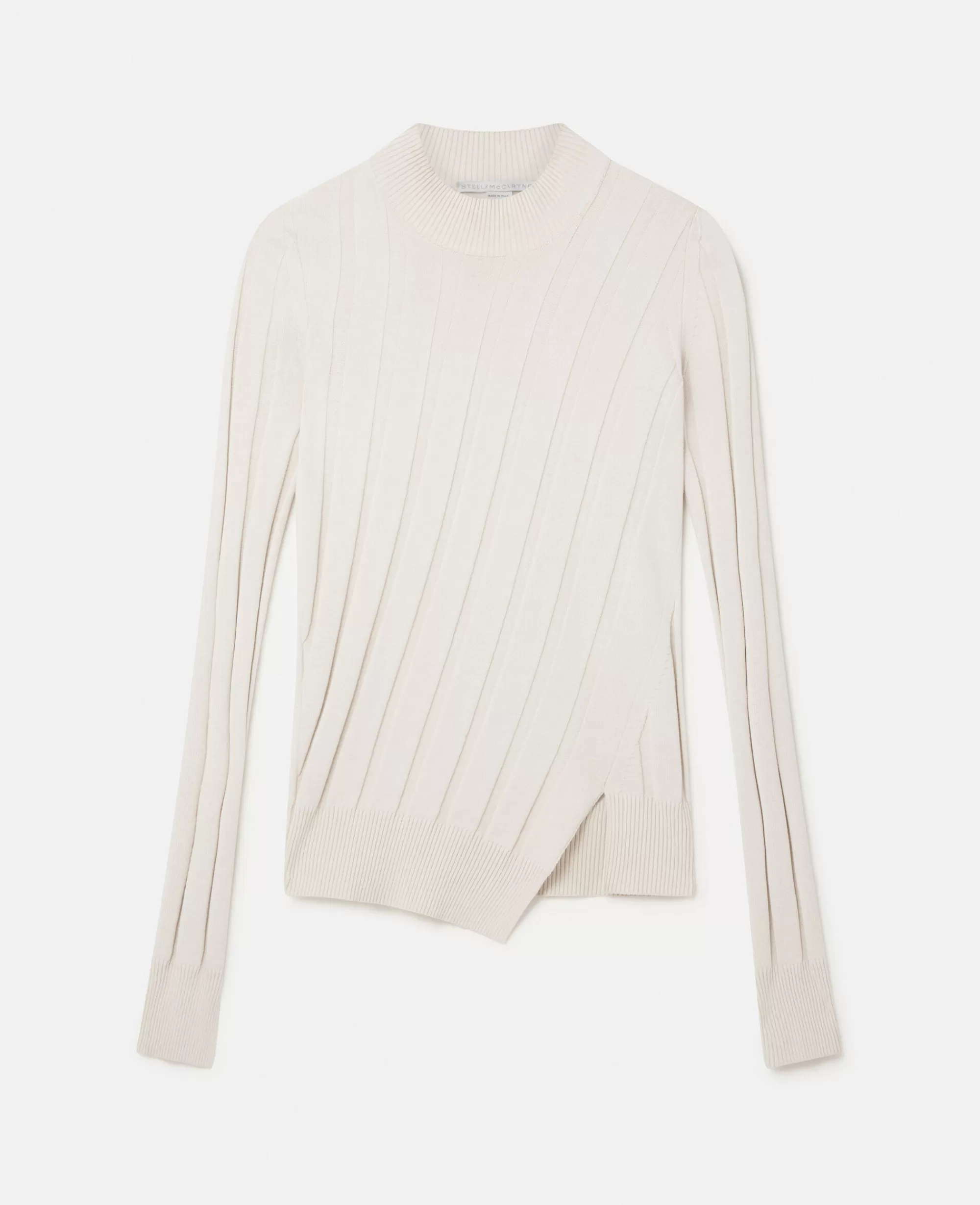 Donna Stella McCartney Maglieria>Maglione A Coste Asimmetrico