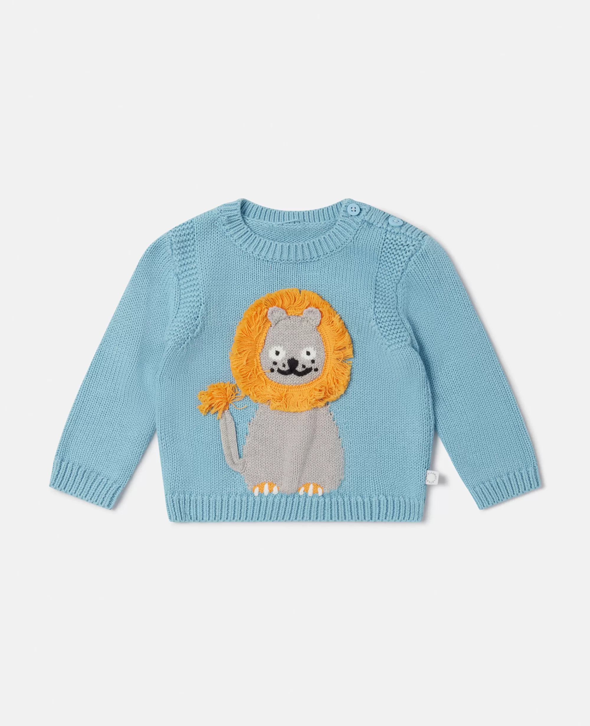 Bambini Stella McCartney T-Shirt>Maglione Con Intarsio Leone