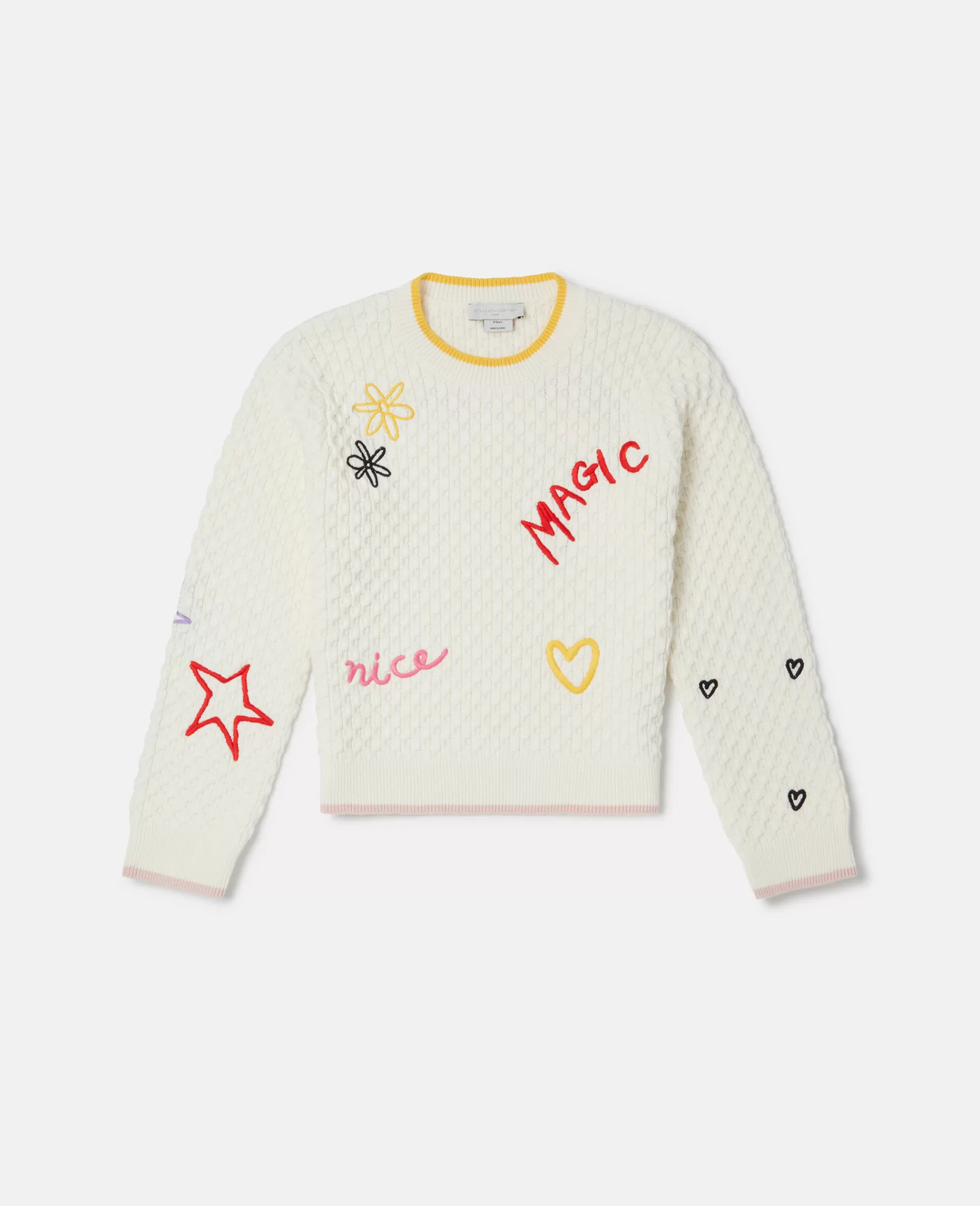 Bambini Stella McCartney Pullover E Cardigan>Maglione Con Ricamo Disegno