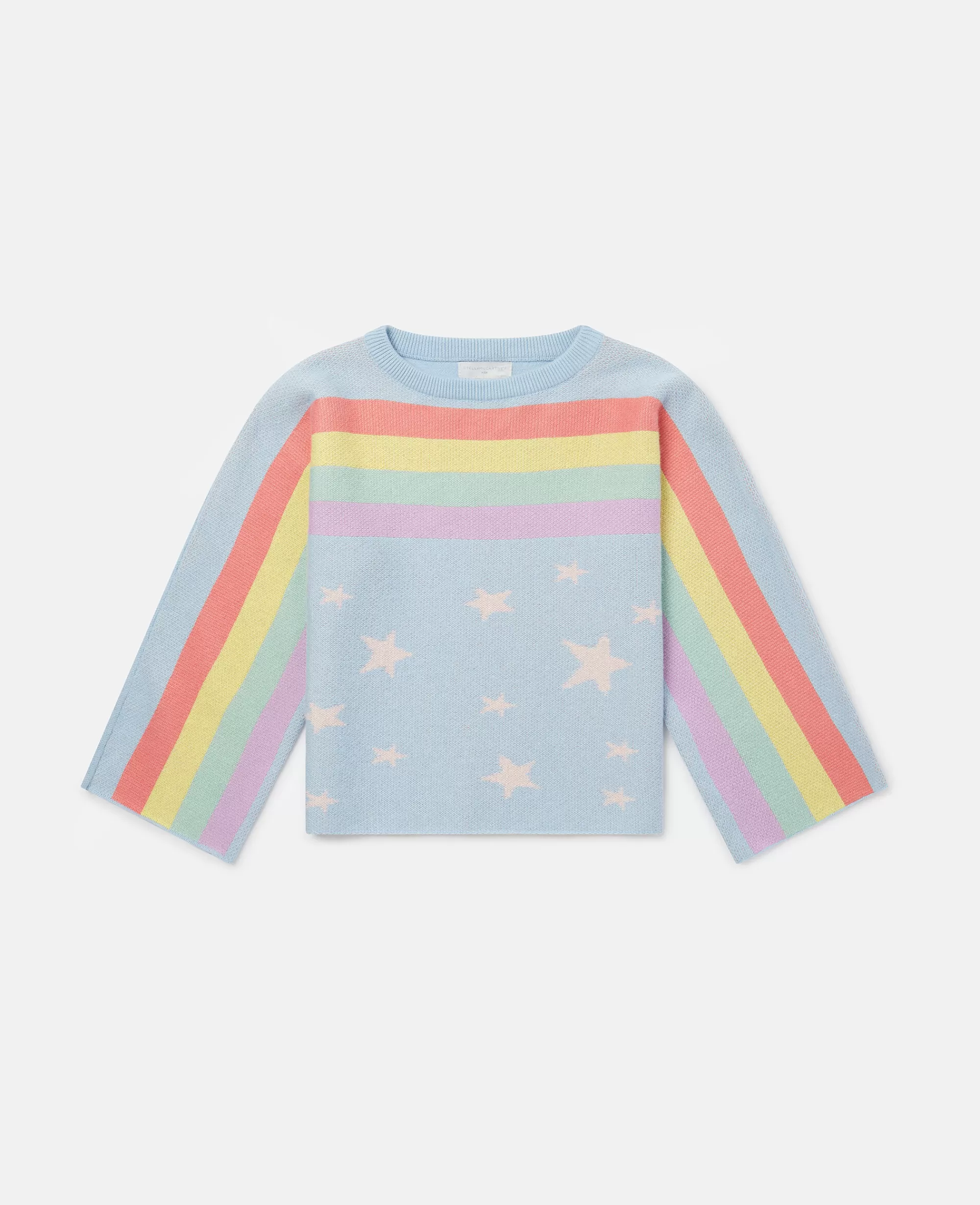 Bambini Stella McCartney Pullover E Cardigan>Maglione Con Stampa Stella Arcobaleno