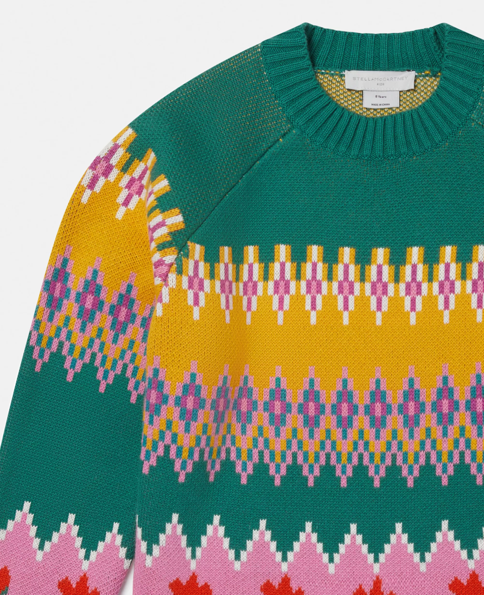 Bambini Stella McCartney Pullover E Cardigan>Maglione Fair Isle Tulipano