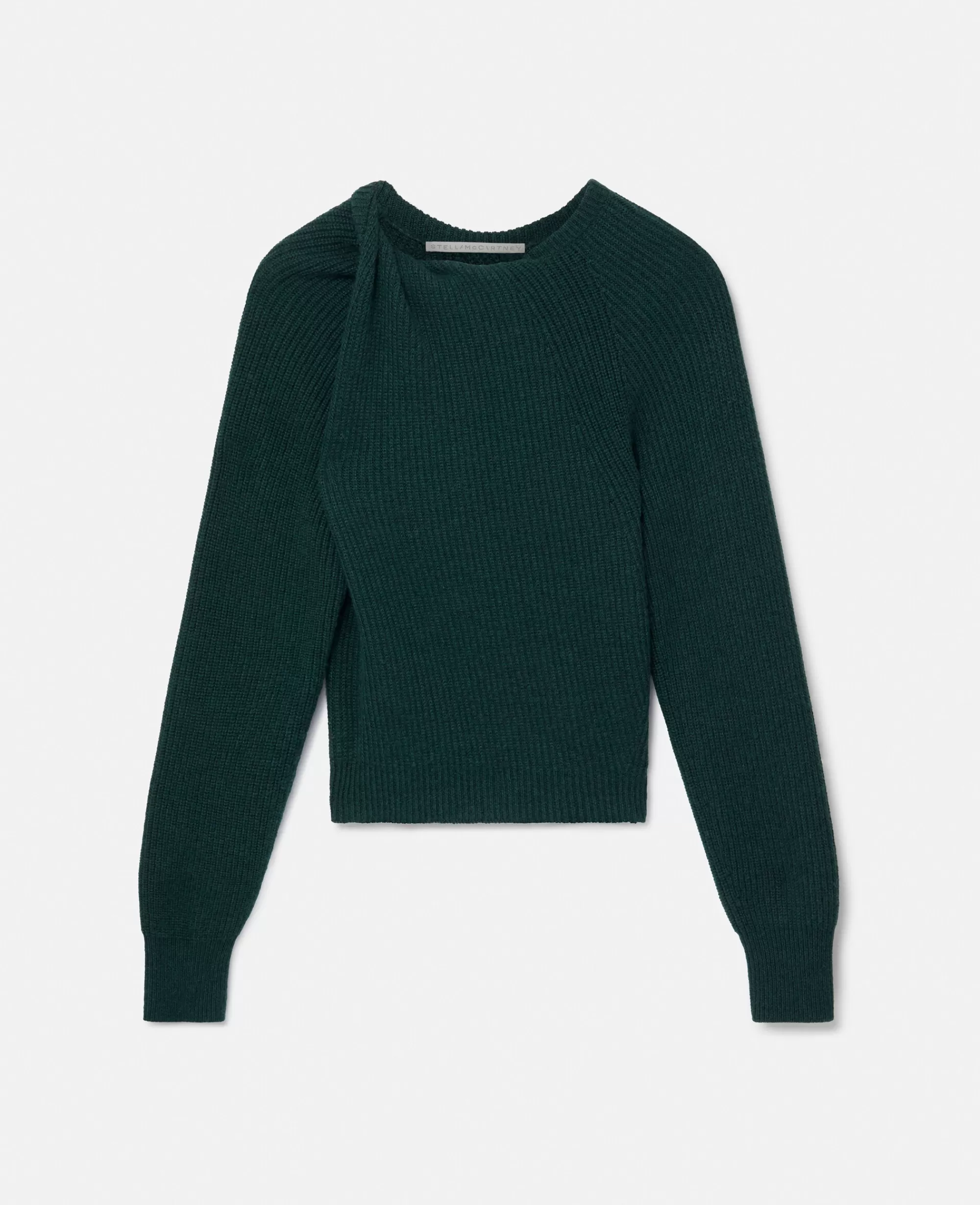 Donna Stella McCartney Maglieria>Maglione In Cashmere Rigenerato Con Nodo Rovesciato