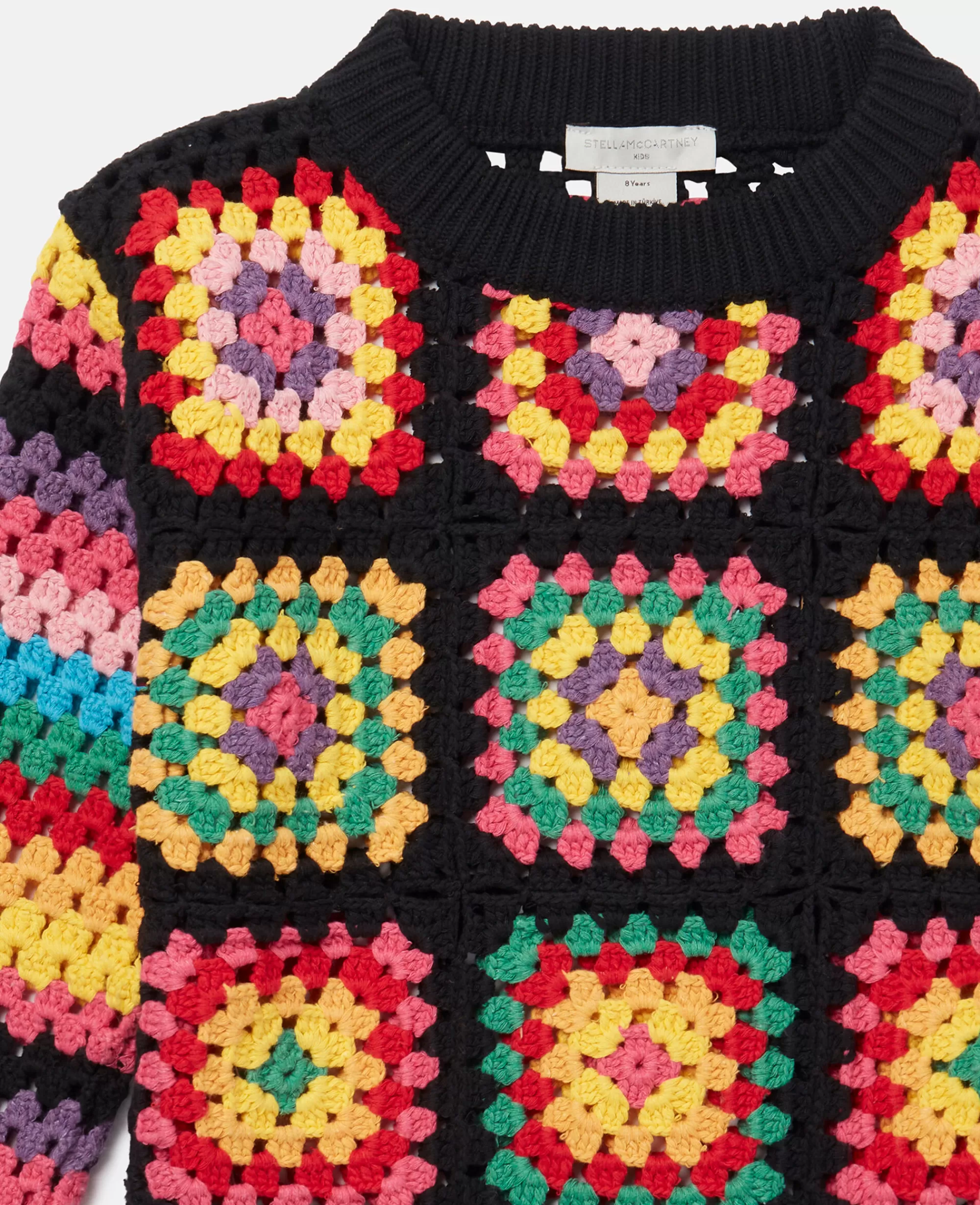 Bambini Stella McCartney Pullover E Cardigan>Maglione Uncinetto Riquadri Della Nonna