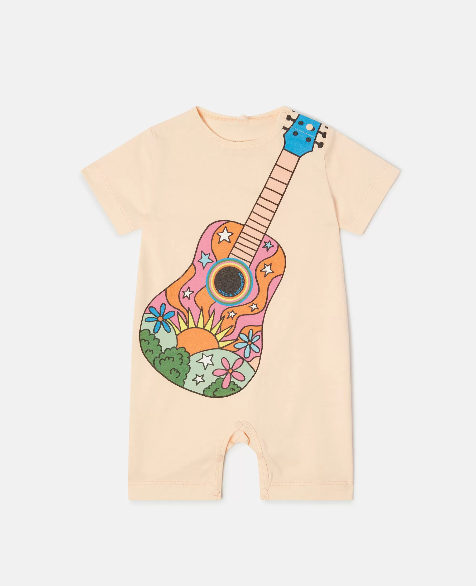 Bambini Stella McCartney Bimba>Pagliaccetto Con Stampa Chitarra Hippie