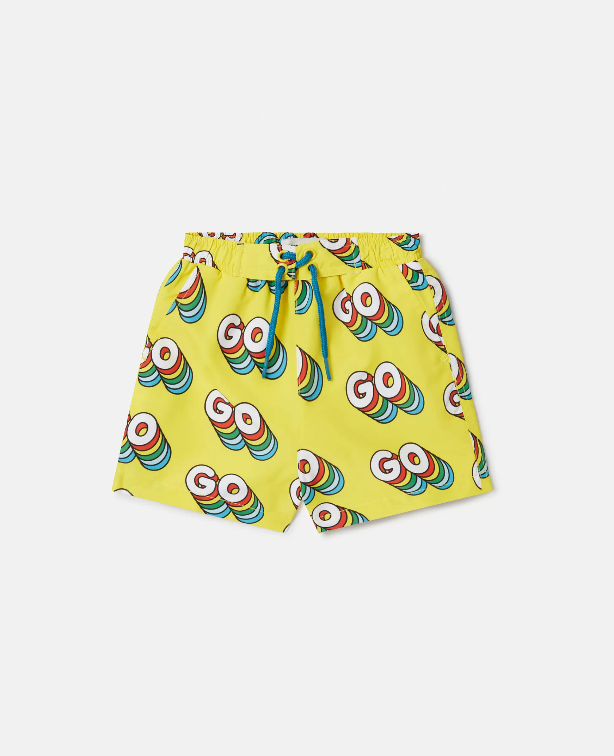 Bambini Stella McCartney Bimbo>Pantaloncini Da Bagno Con Stampa Go