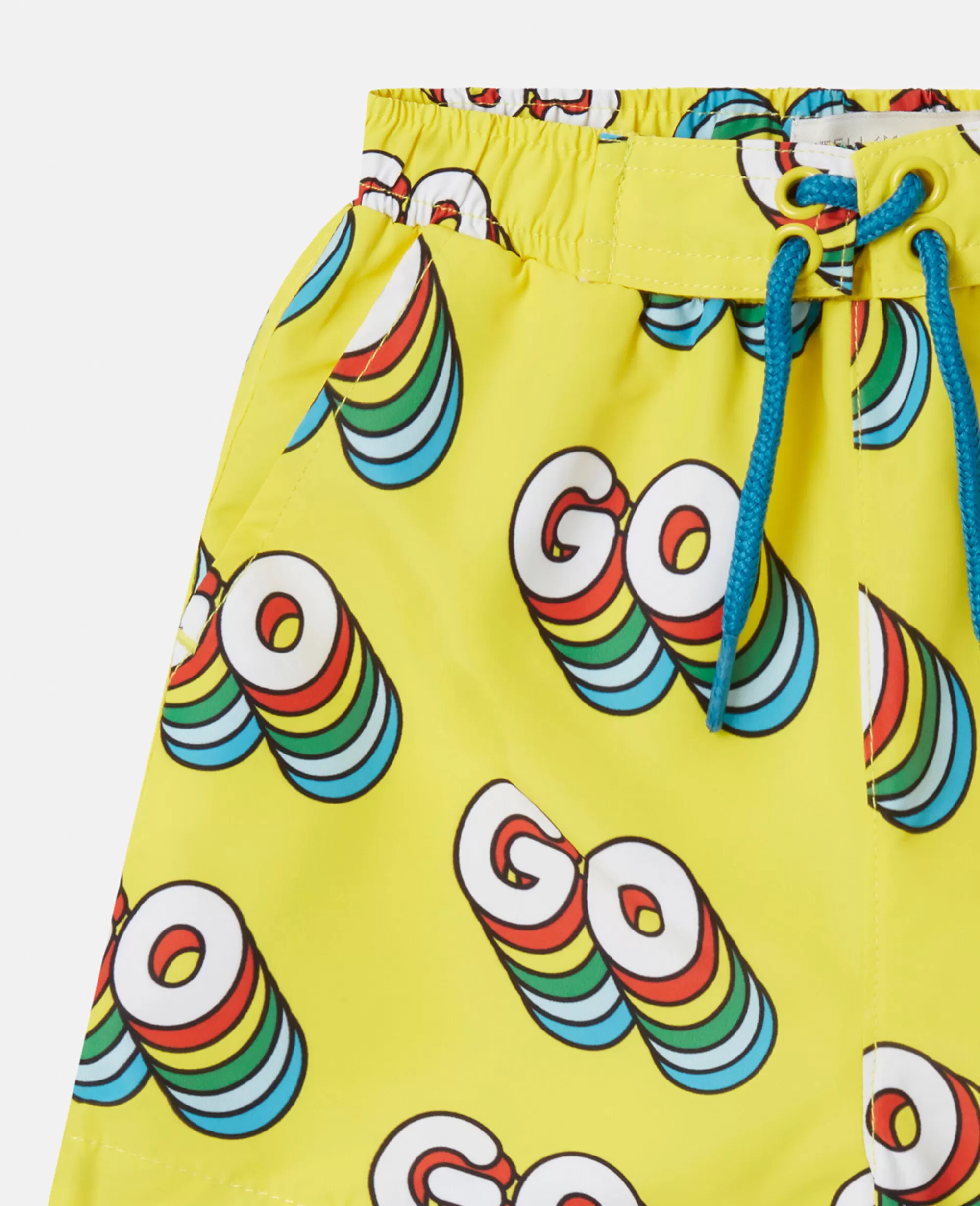 Bambini Stella McCartney Bimbo>Pantaloncini Da Bagno Con Stampa Go