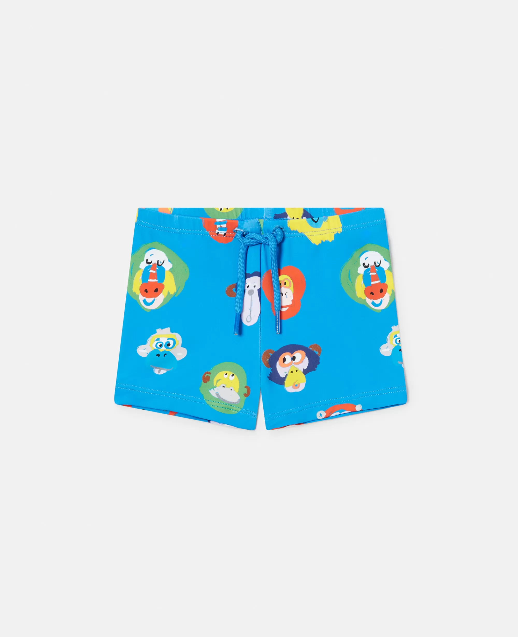 Bambini Stella McCartney Bimbo>Pantaloncini Da Bagno Con Stampa Scimmia