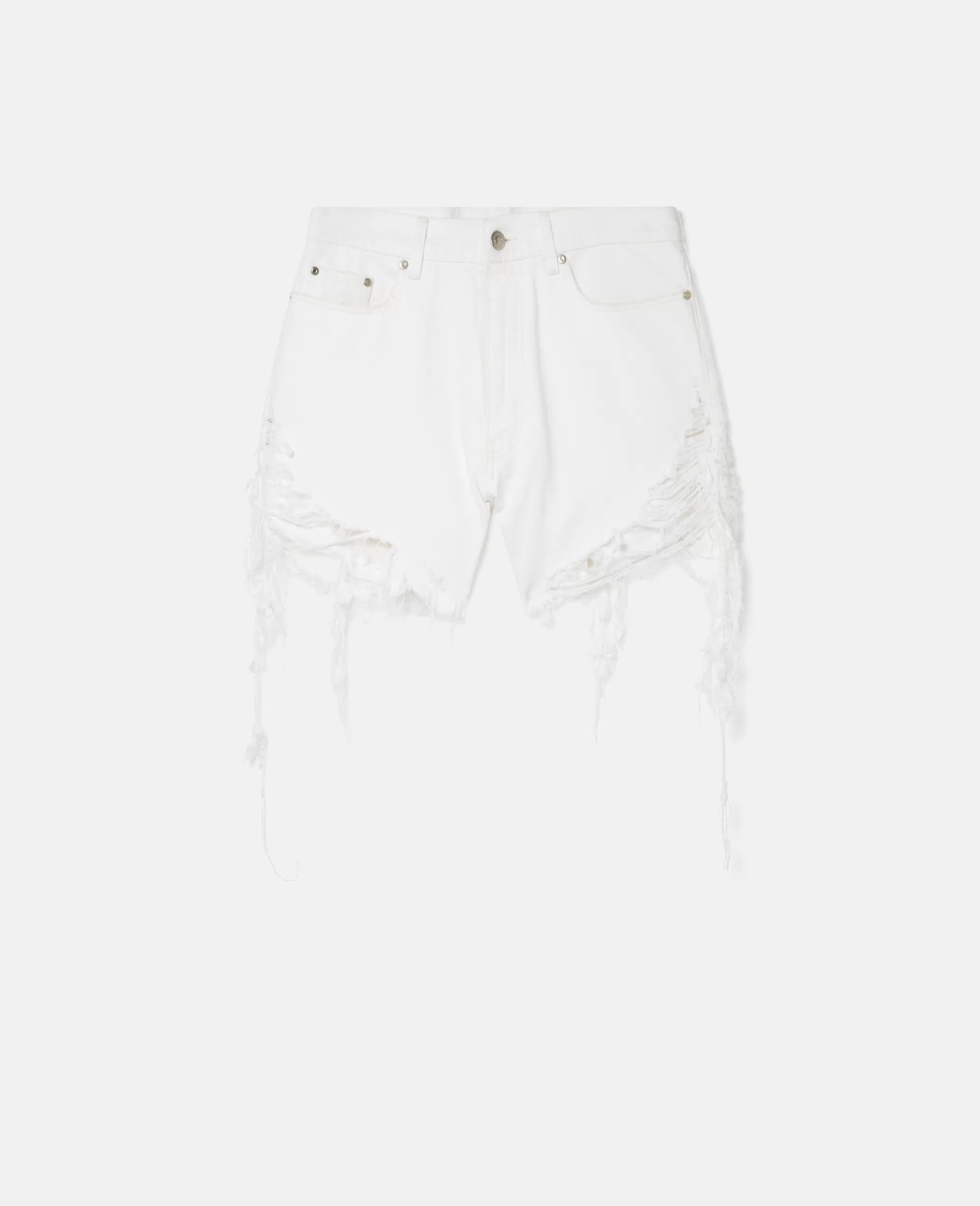 Donna Stella McCartney Denim>Pantaloncini In Denim Decostruiti