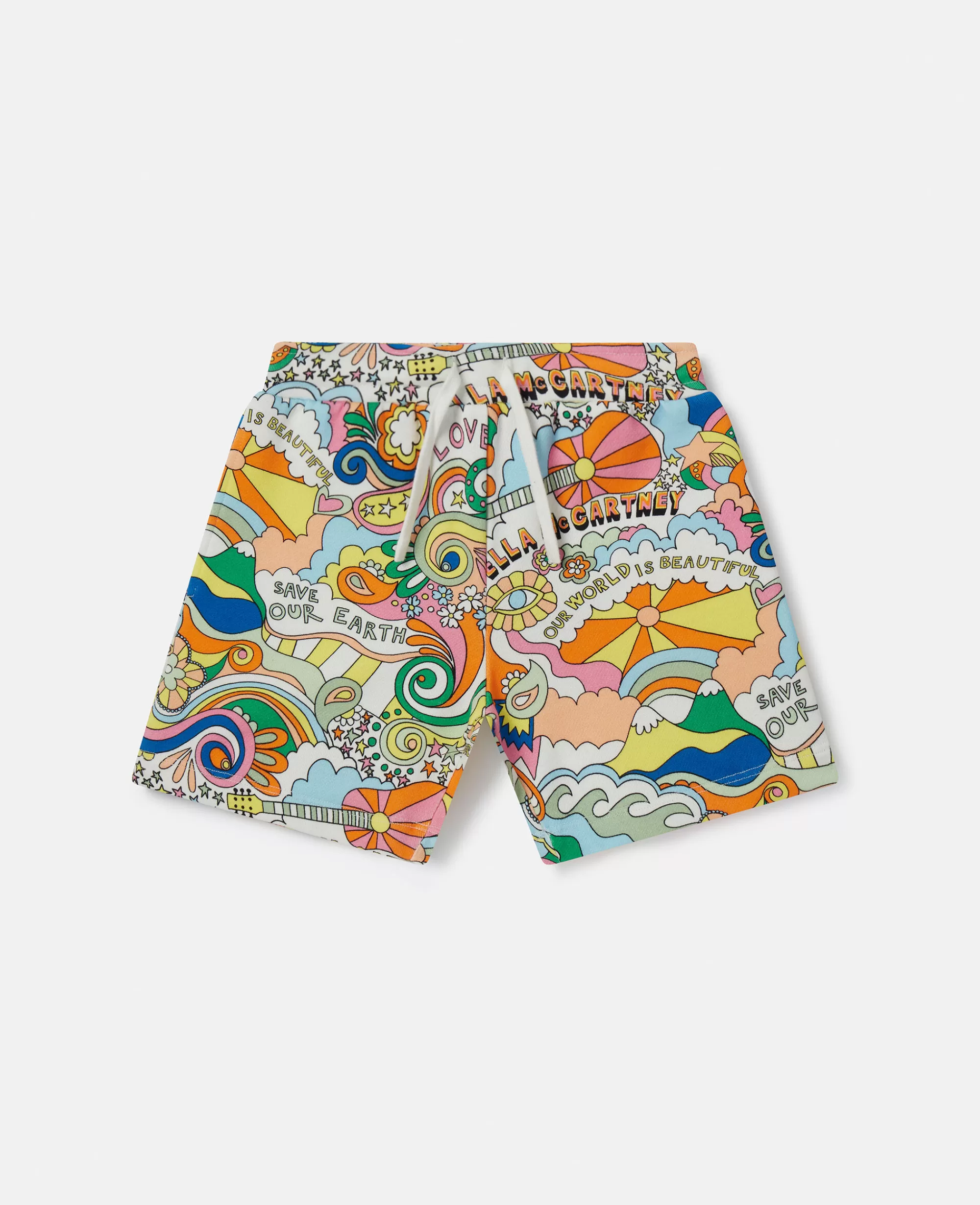 Bambini Stella McCartney Pantaloni E Shorts>Pantaloncini In Felpa Con Stampa Love To Dream