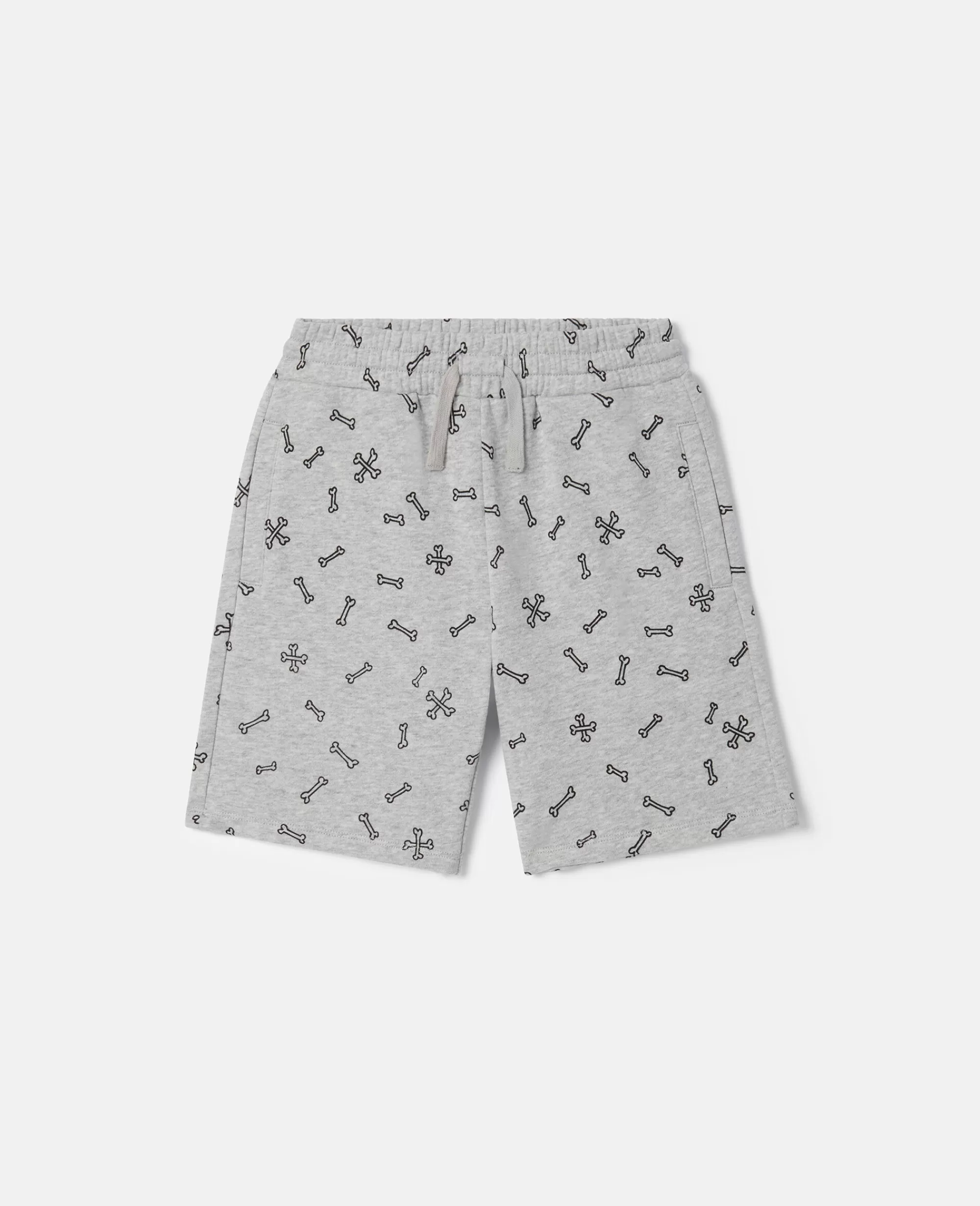 Bambini Stella McCartney Pantaloni E Shorts>Pantaloncini Morbidi Con Stampa Osso