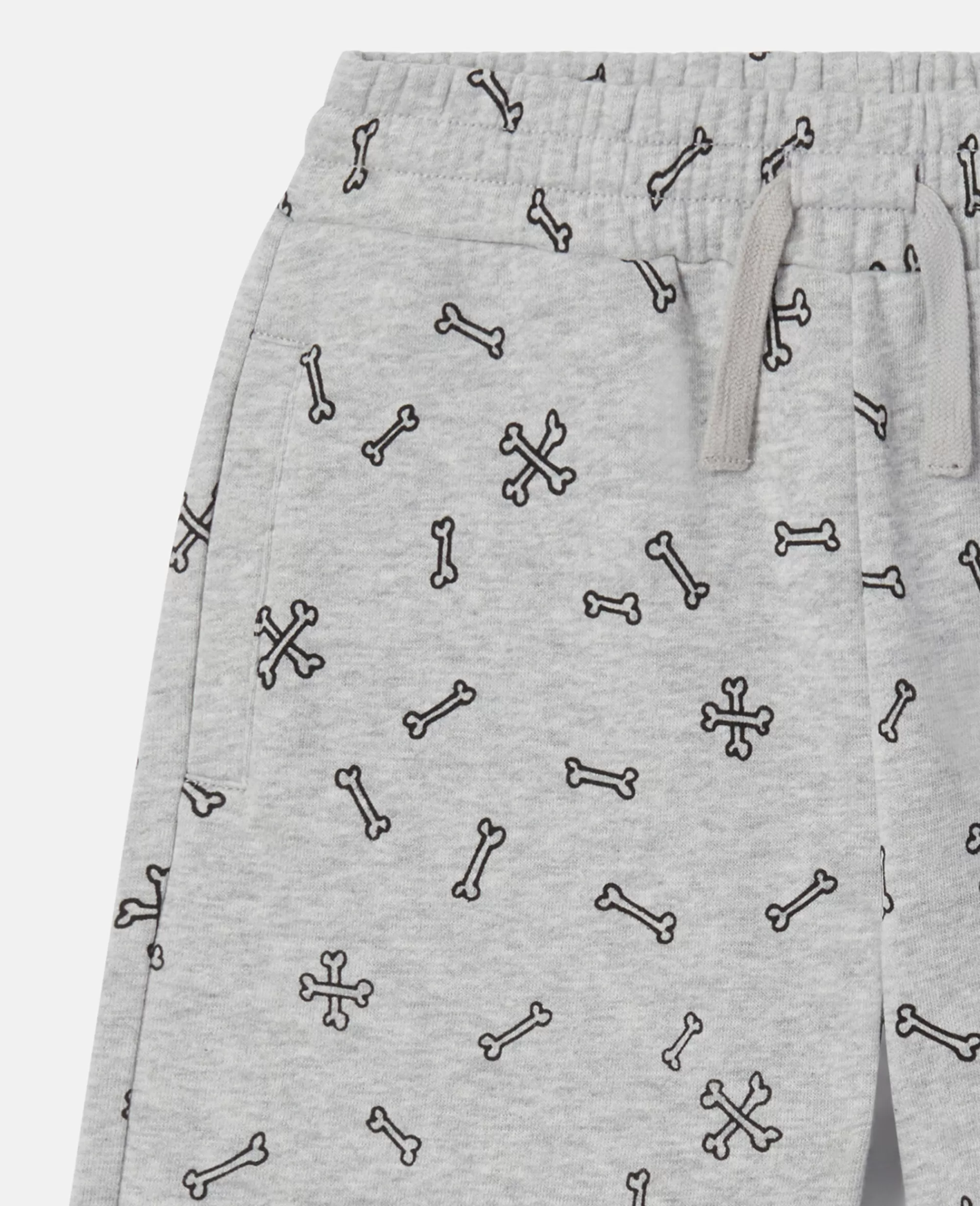 Bambini Stella McCartney Pantaloni E Shorts>Pantaloncini Morbidi Con Stampa Osso