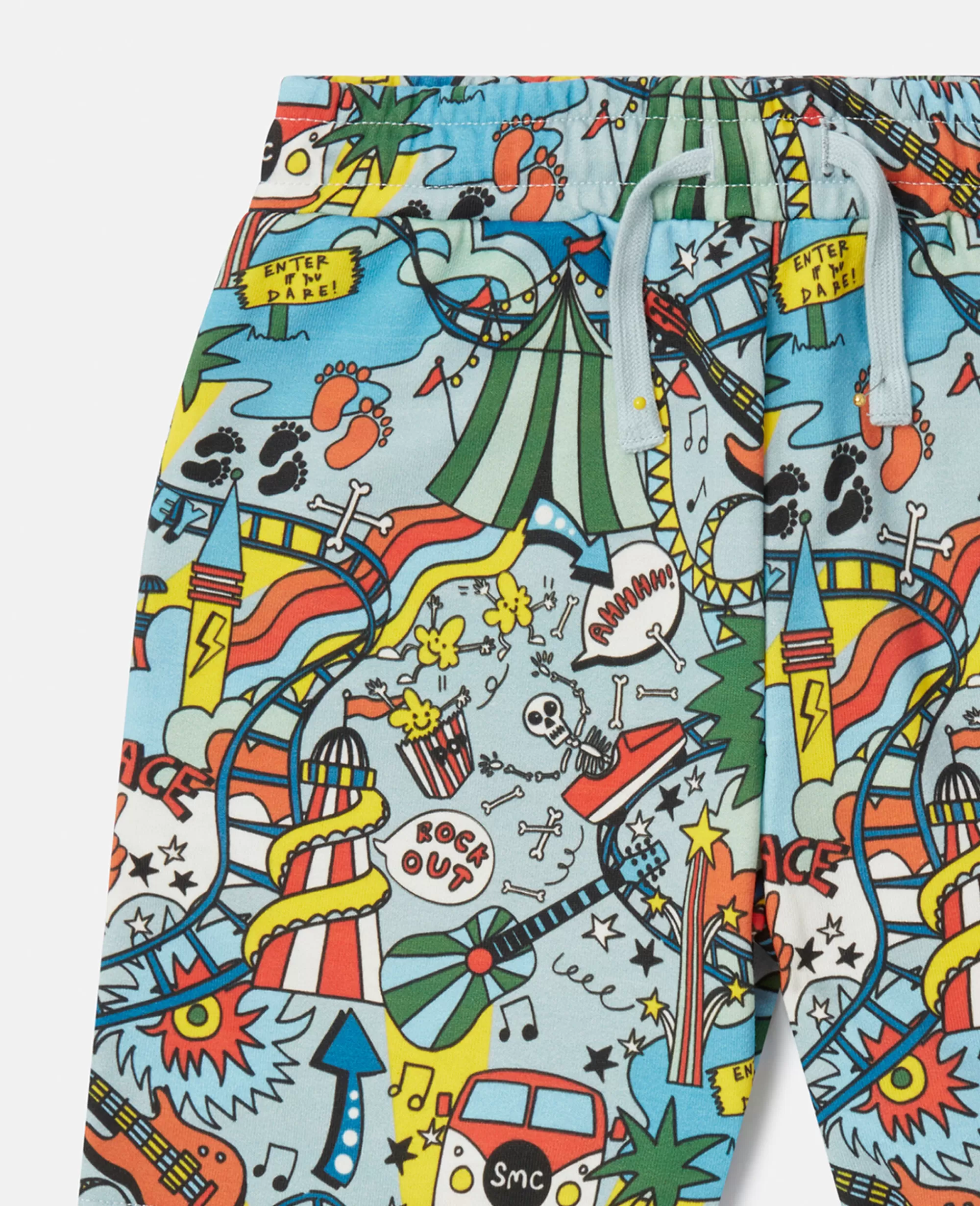 Bambini Stella McCartney Pantaloni E Shorts>Pantaloncini Morbidi Con Stampa Ottovolante