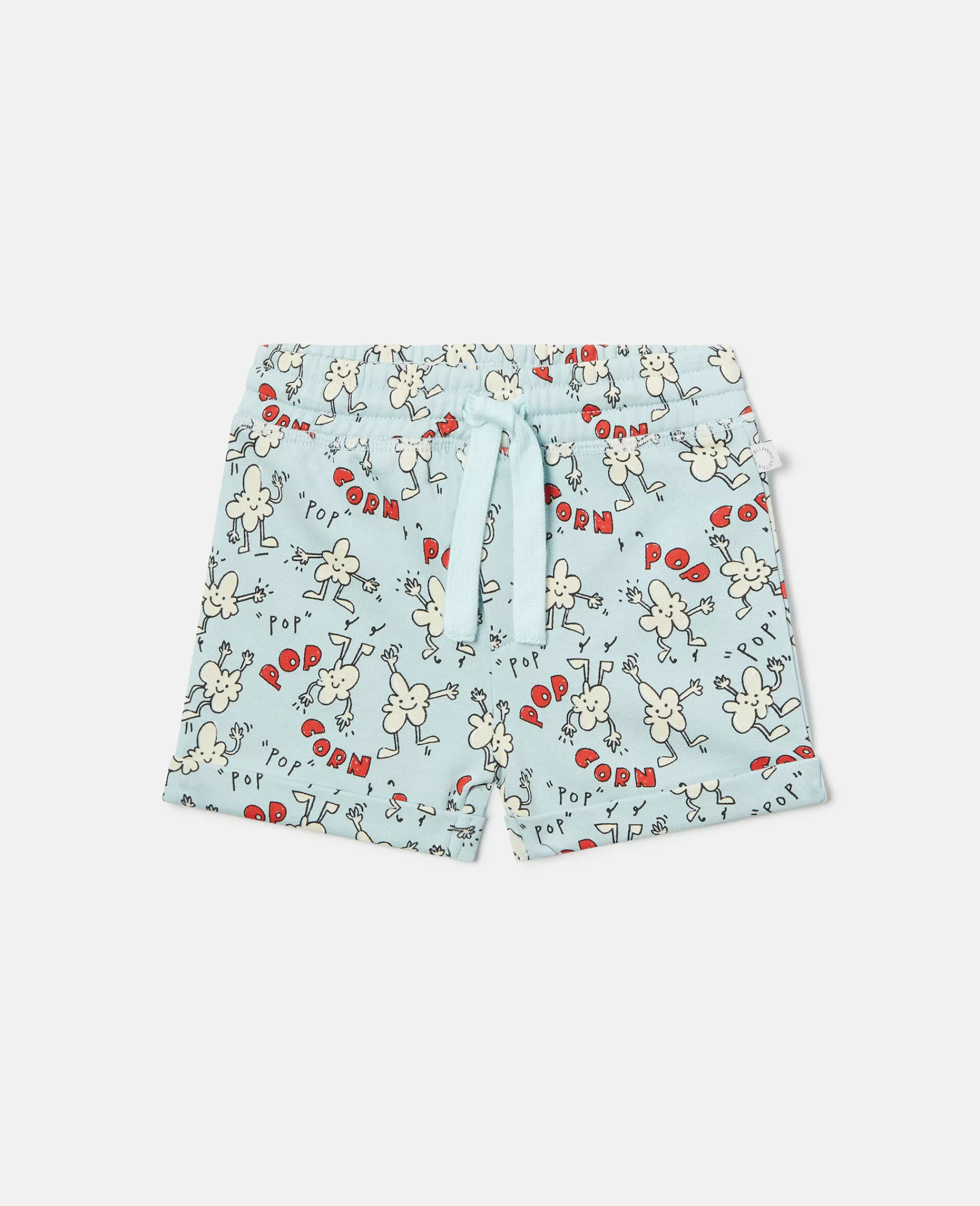 Bambini Stella McCartney Pantaloni E Shorts>Pantaloncini Morbidi Con Stampa Popcorn