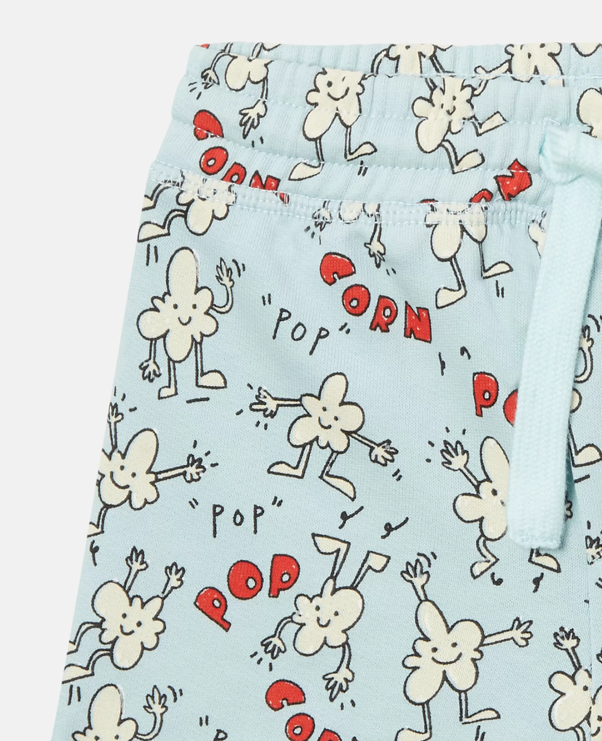 Bambini Stella McCartney Pantaloni E Shorts>Pantaloncini Morbidi Con Stampa Popcorn