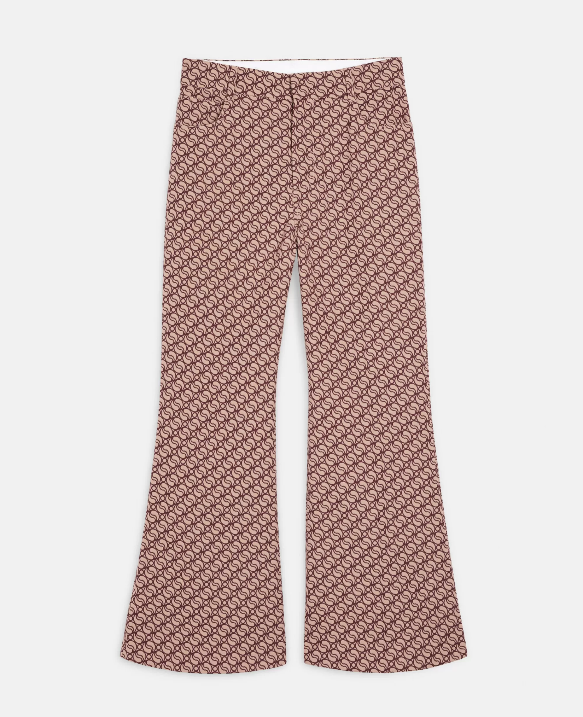 Donna Stella McCartney Capi Sartoriali>Pantaloni Sartoriali In Jacquard S-Wave